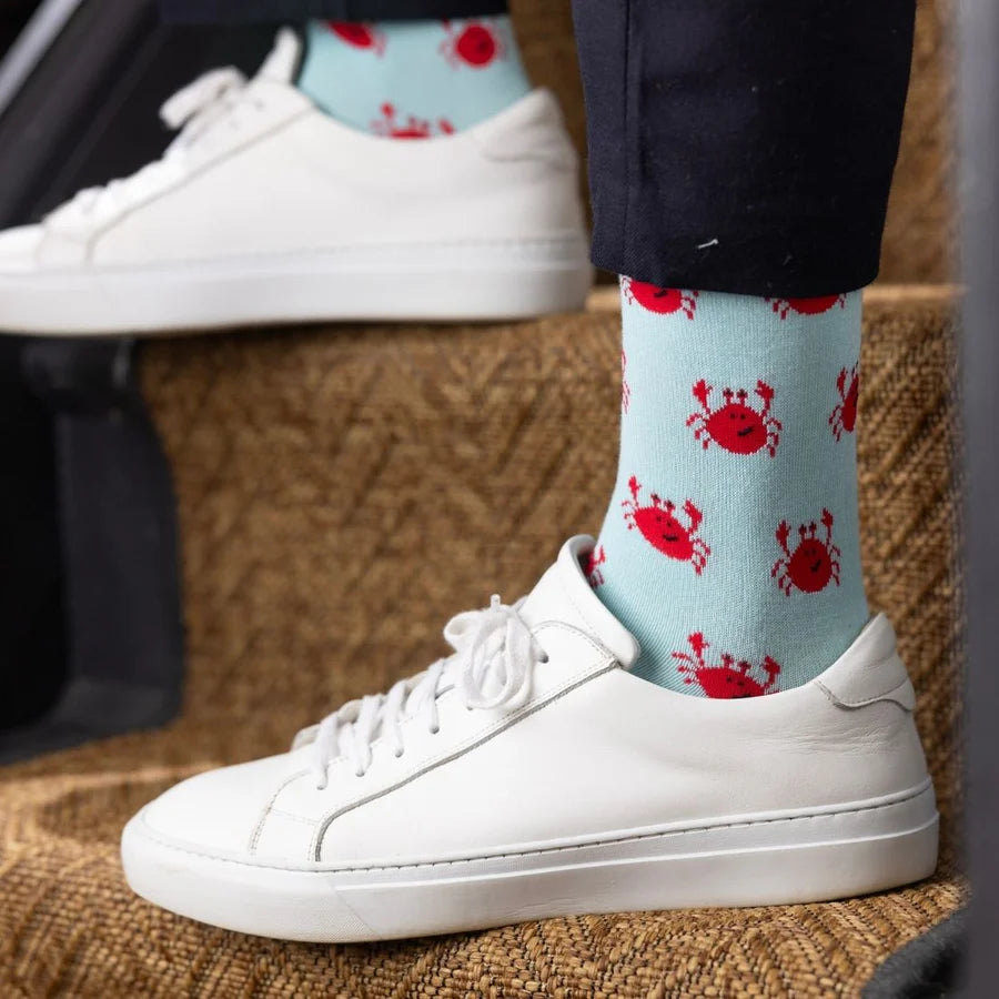 Swole Panda - Crab Bamboo Socks