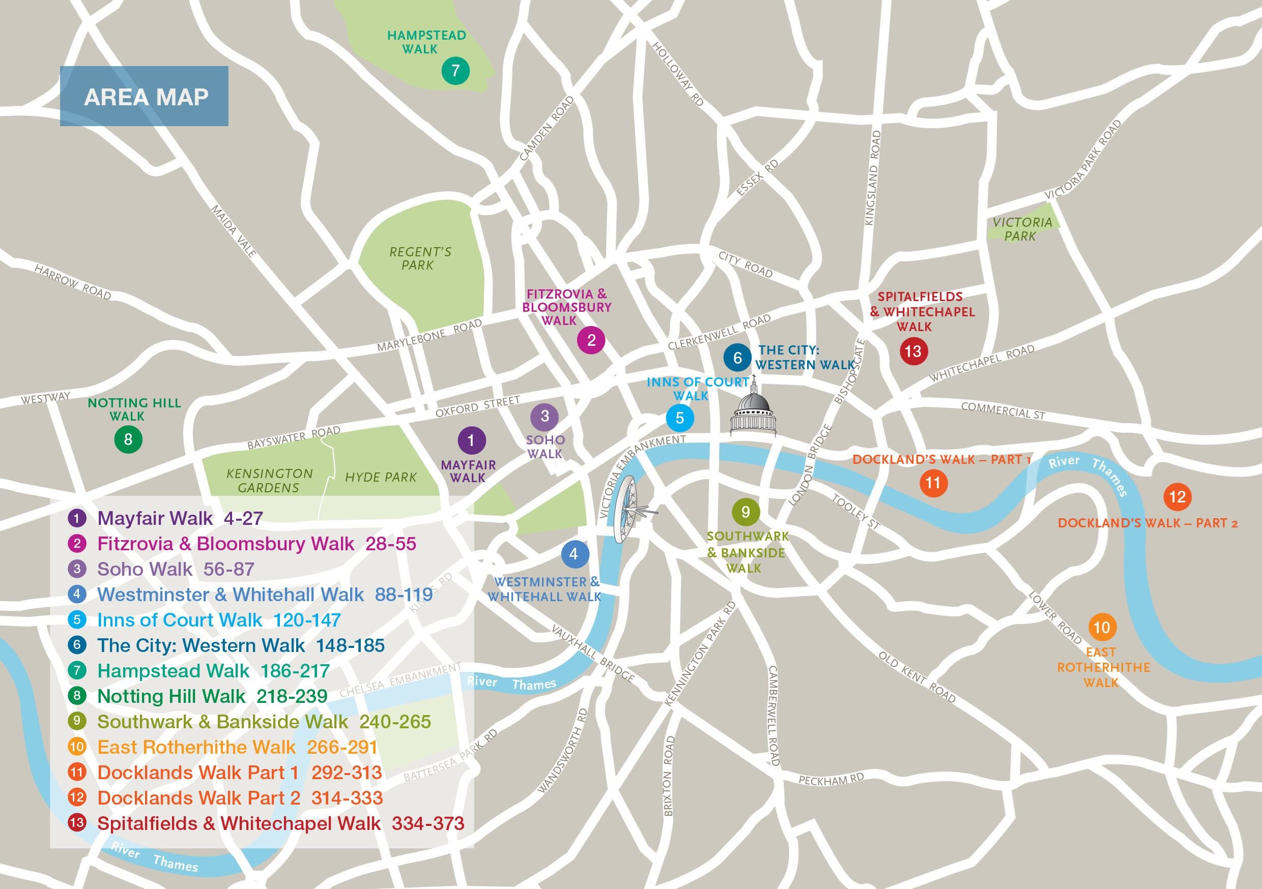 Londons Hidden Walks - Vol 1 (3rd Edition) - Book