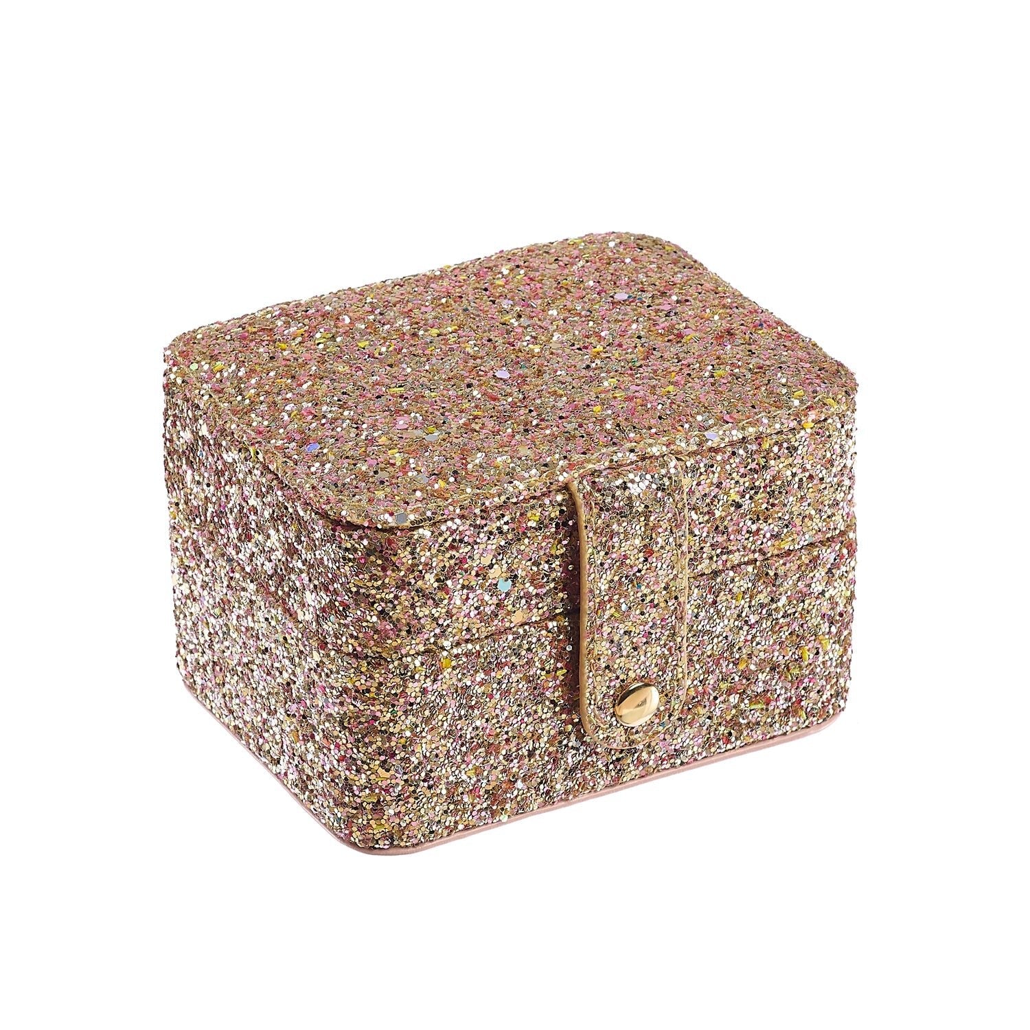 Confetti Glitter Gold Jewellery Box
