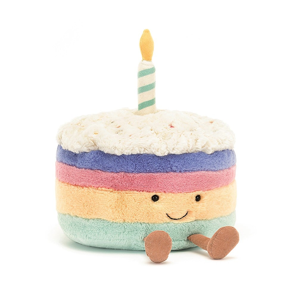 Amuseable Rainbow Birthday Cake - Large