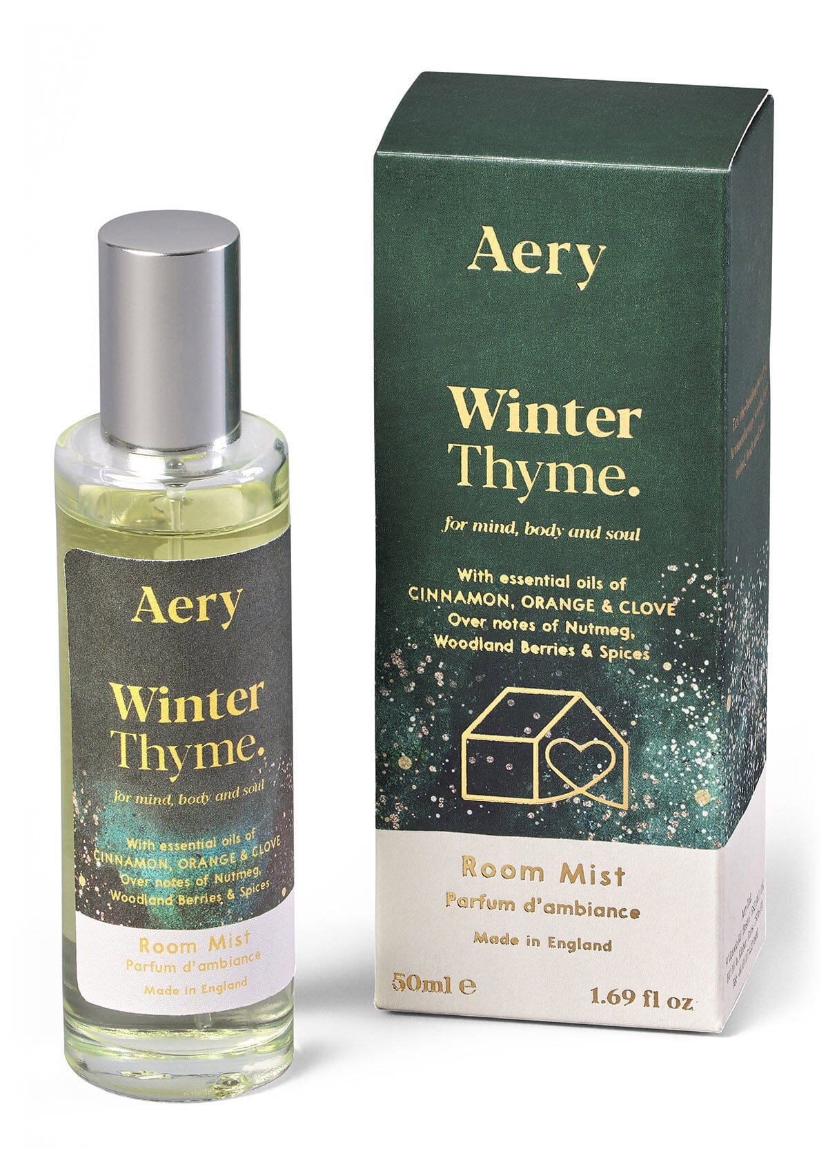 Aery - Winter Thyme Room Mist - Orange, Clove & Thyme