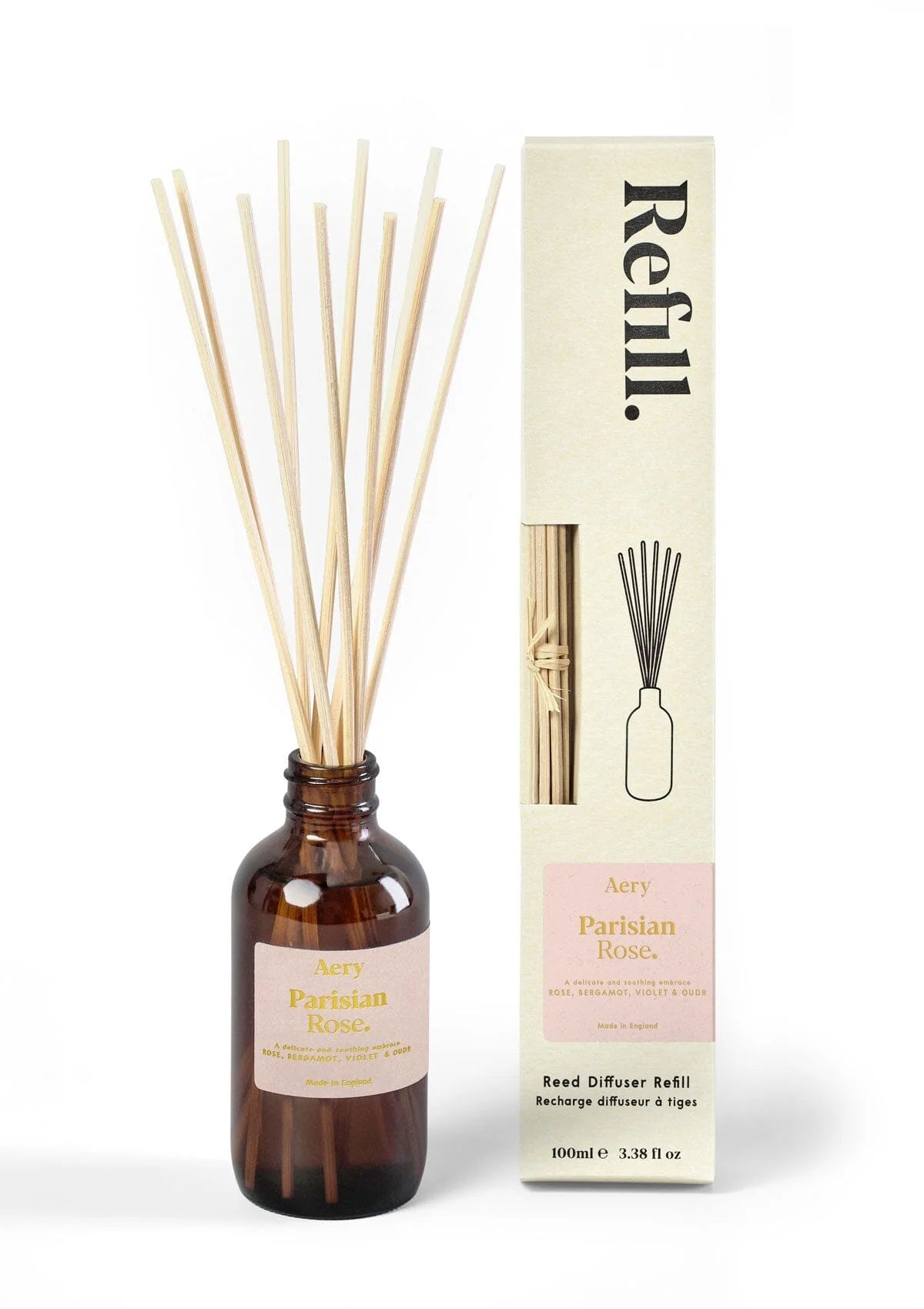 Aery - Reed Diffuser - Parisian Rose Amber 100ml
