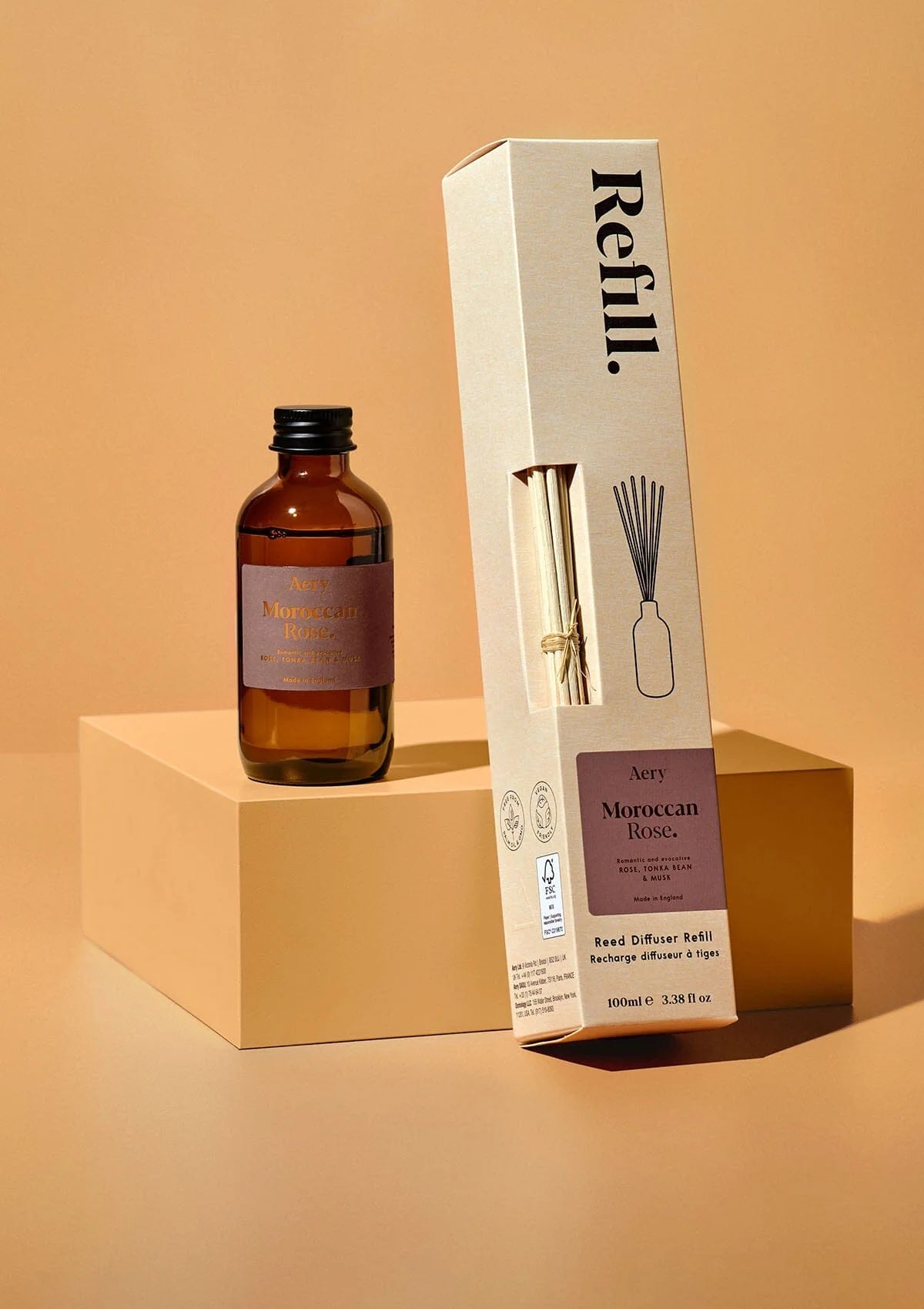 Aery - Moroccan Rose Amber Diffuser Refill