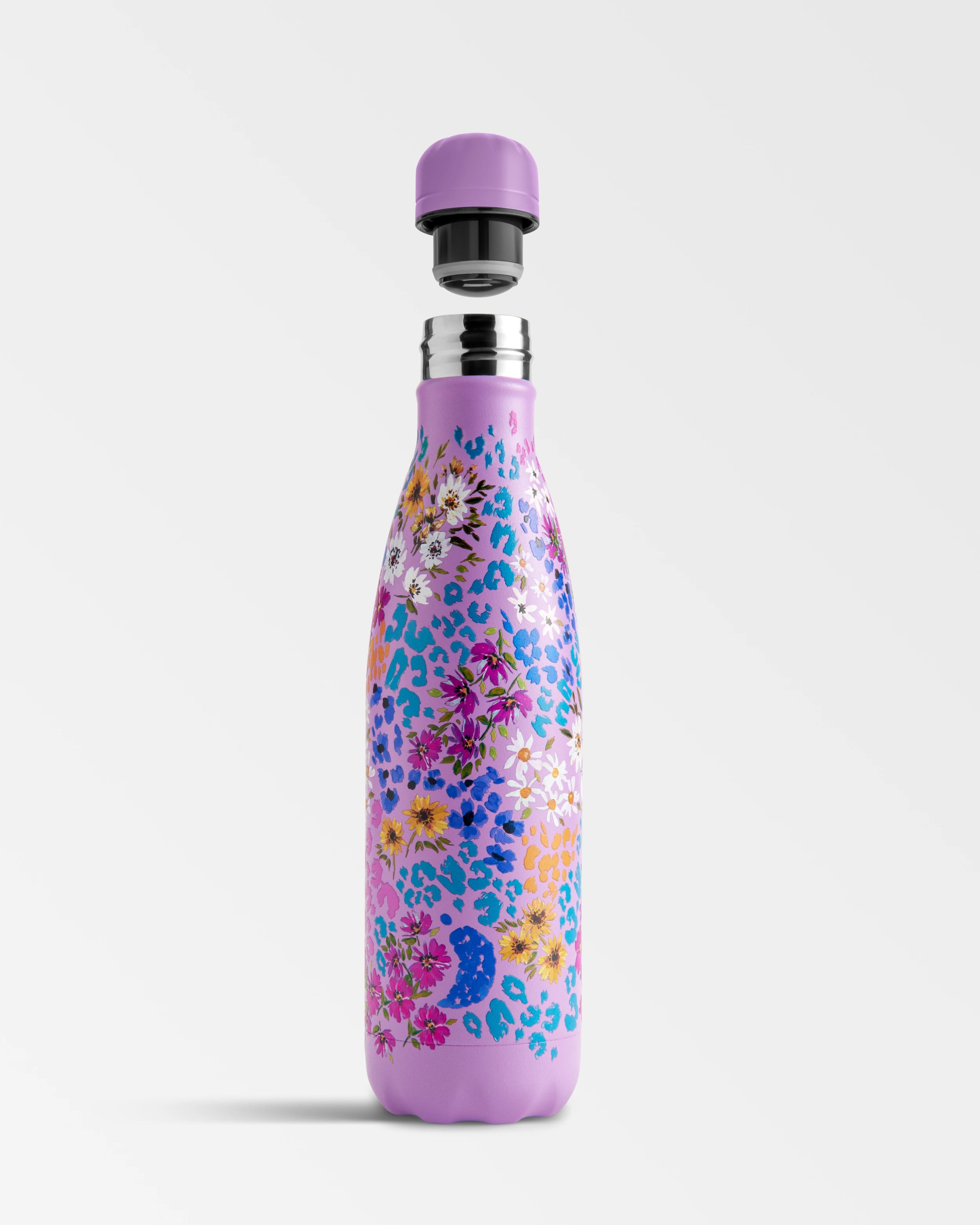 Chillys 500ml Bottle - Floral - Leopard Blossom