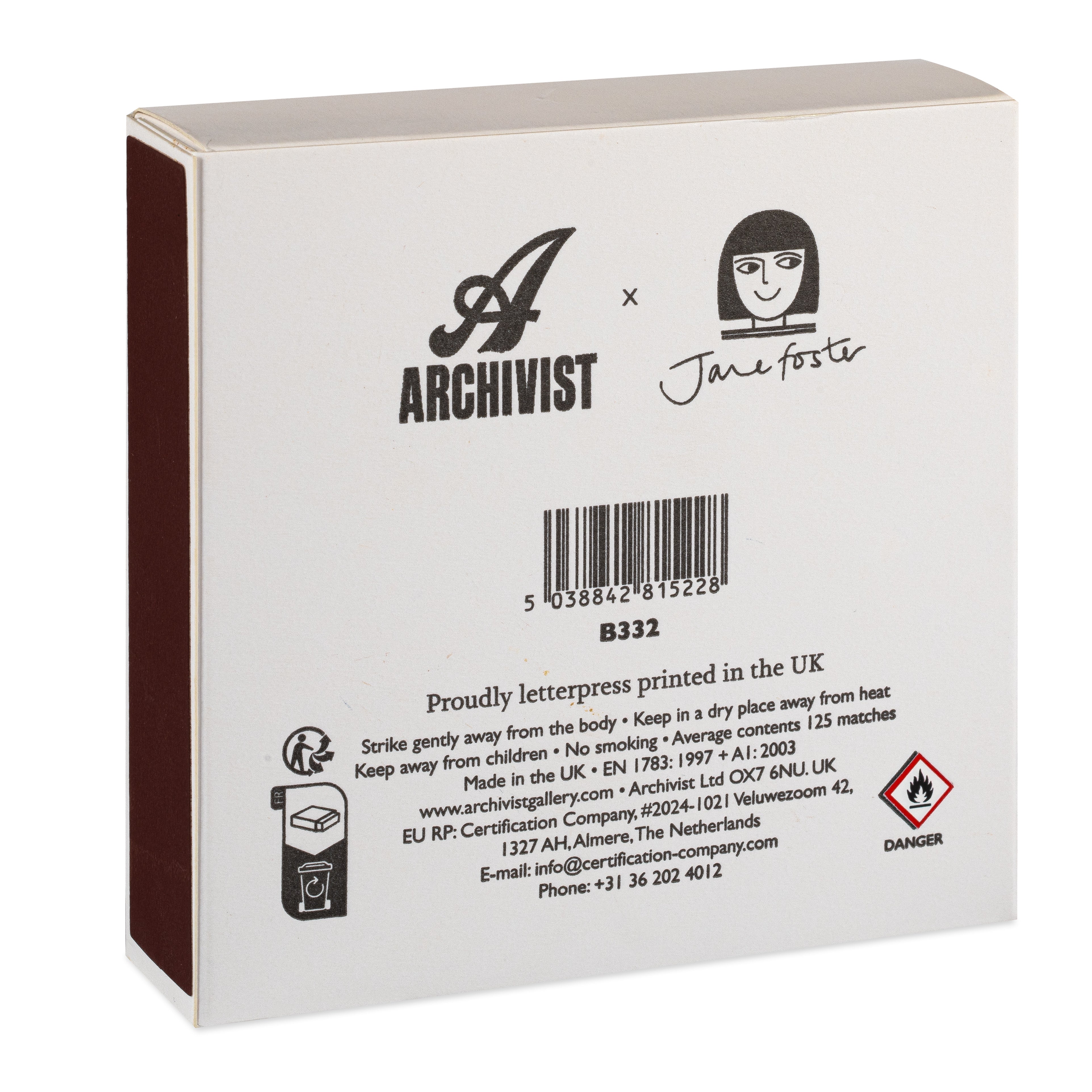 Archivist - Bunch of Flowers Matches by Jane Foster