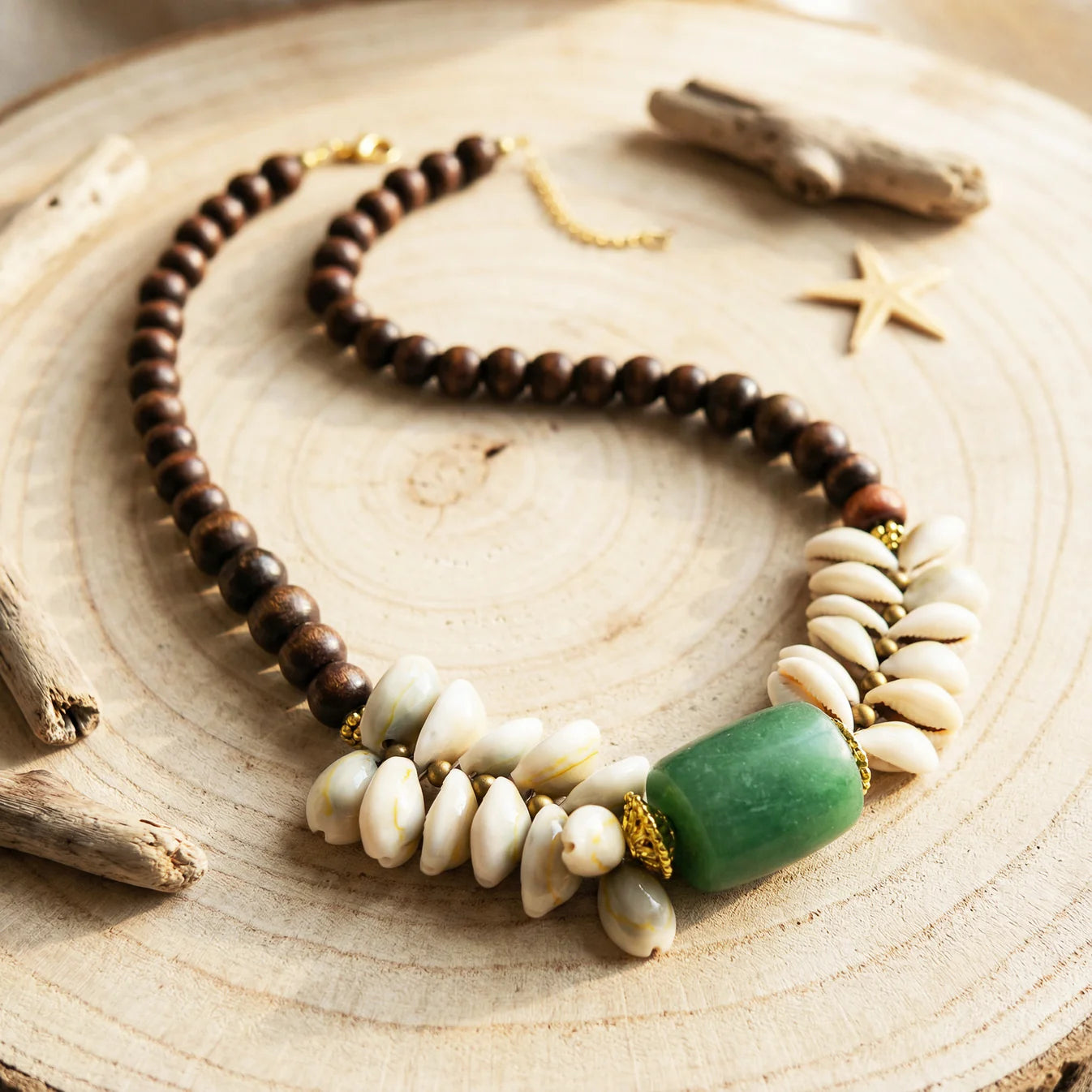 Cowrie Statement Necklace