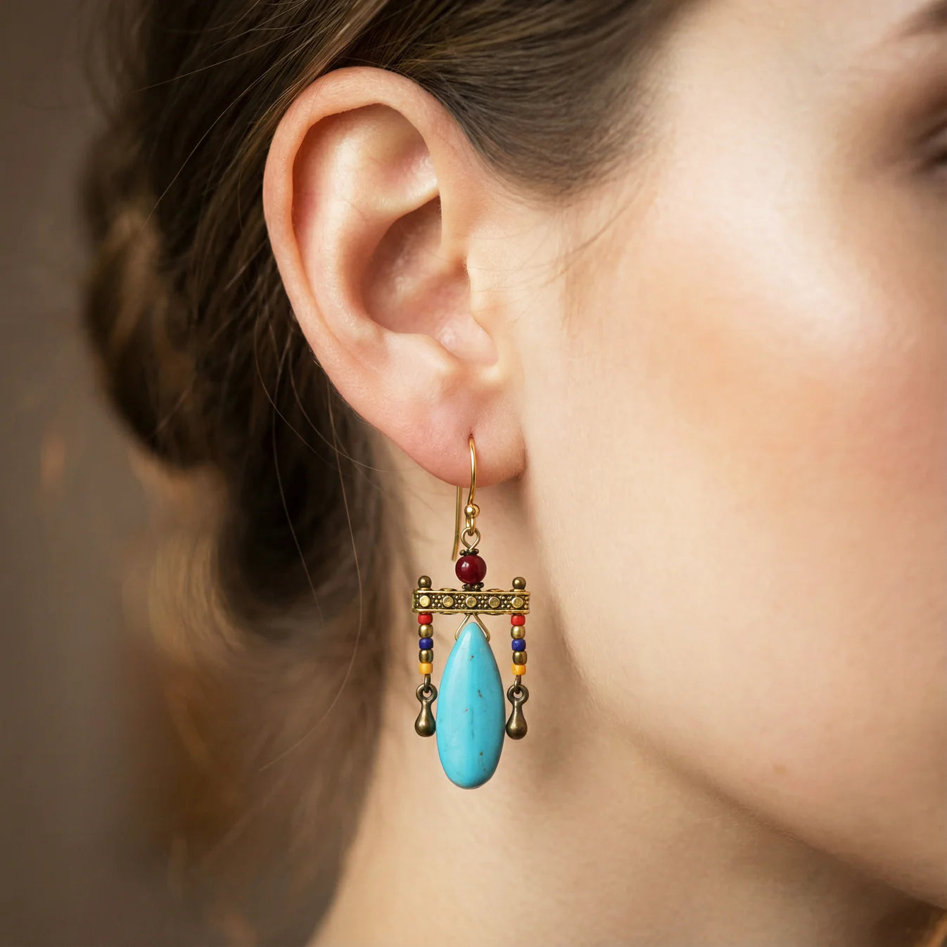 Boho Turquoise Earrings