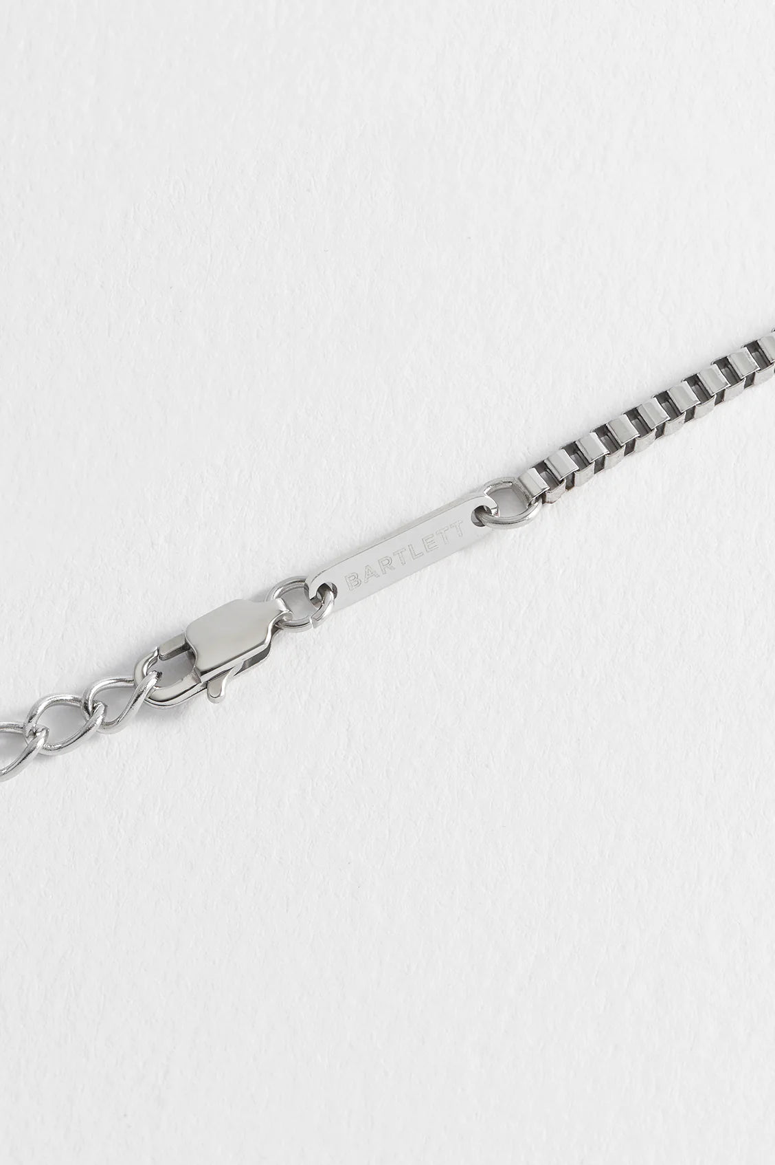 Men's Box Chain Bracelet - Steel