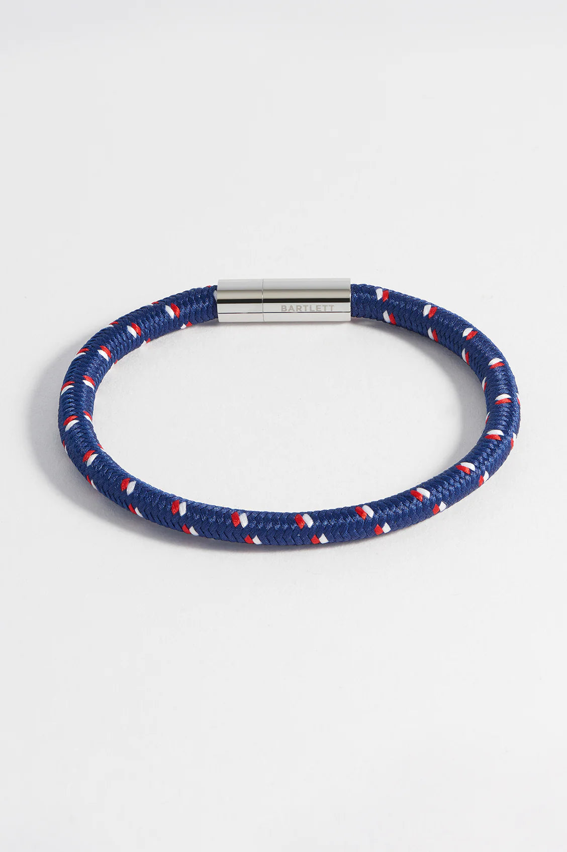 Men's Single Wrap Cord Bracelet - Navy/Red