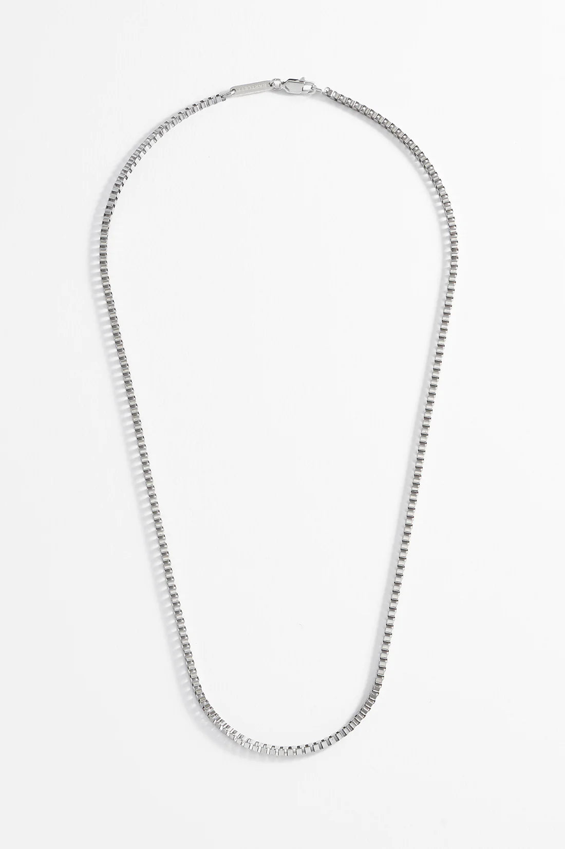 Box Chain Necklace- Steel
