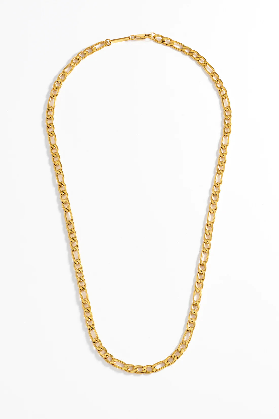 Men's Figaro Chain Necklace- Gold