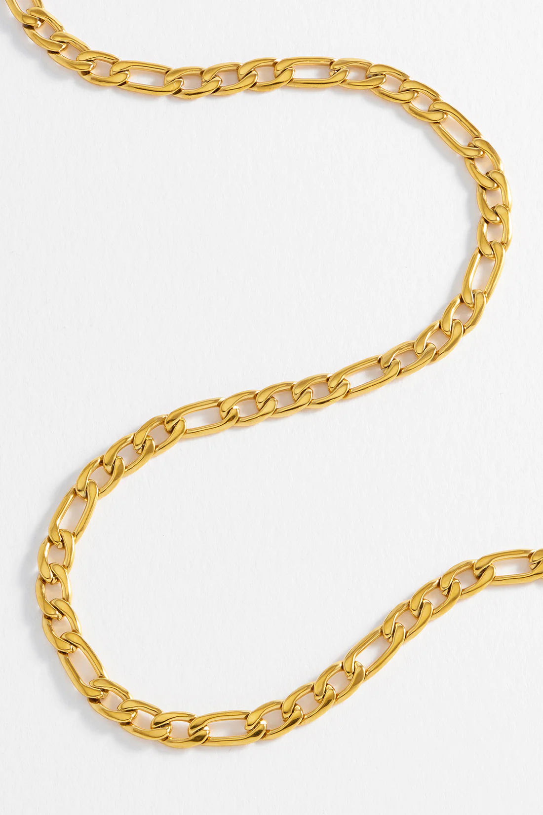 Men's Figaro Chain Necklace- Gold