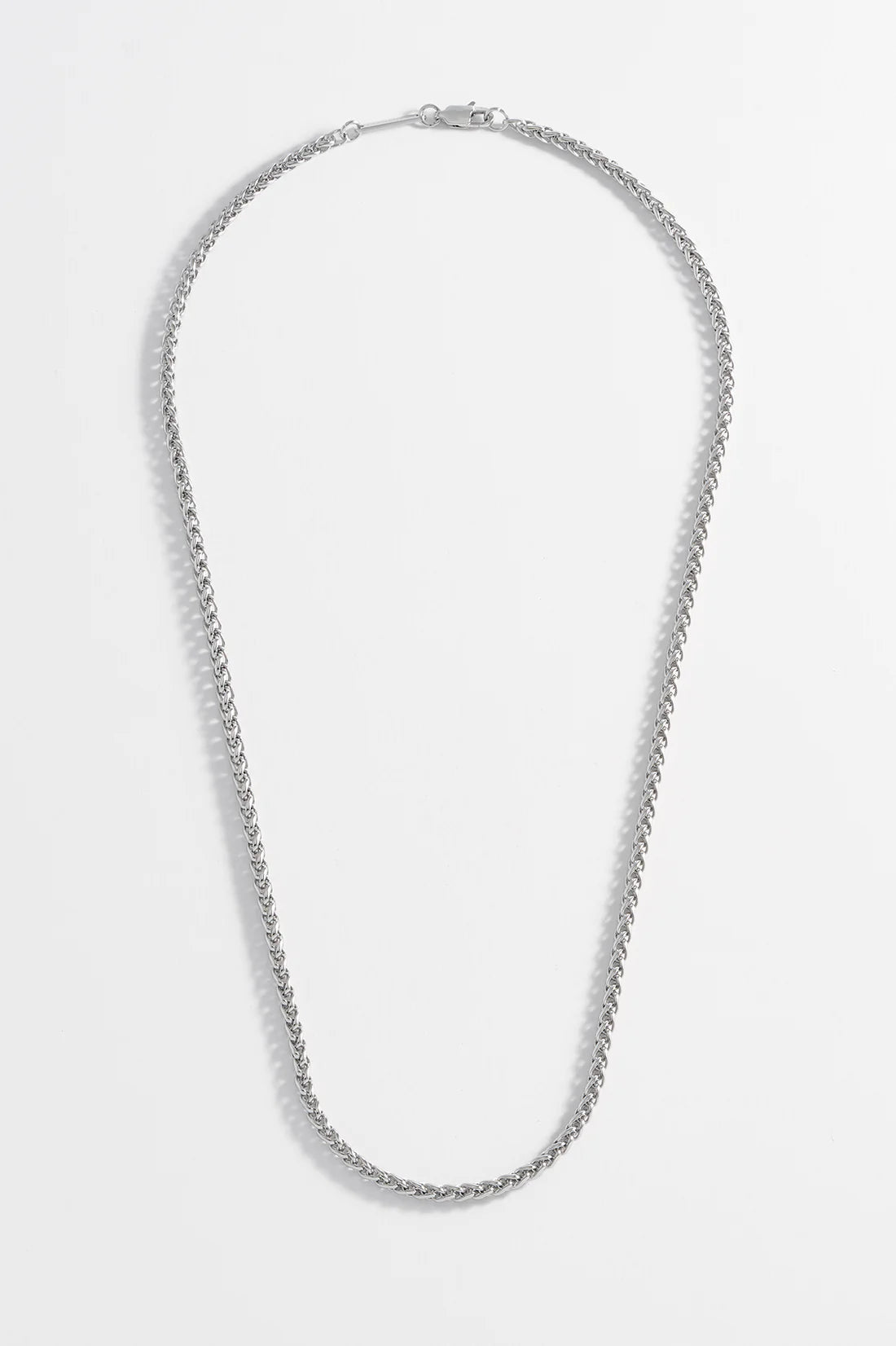 Spiga Chain Necklace- Steel