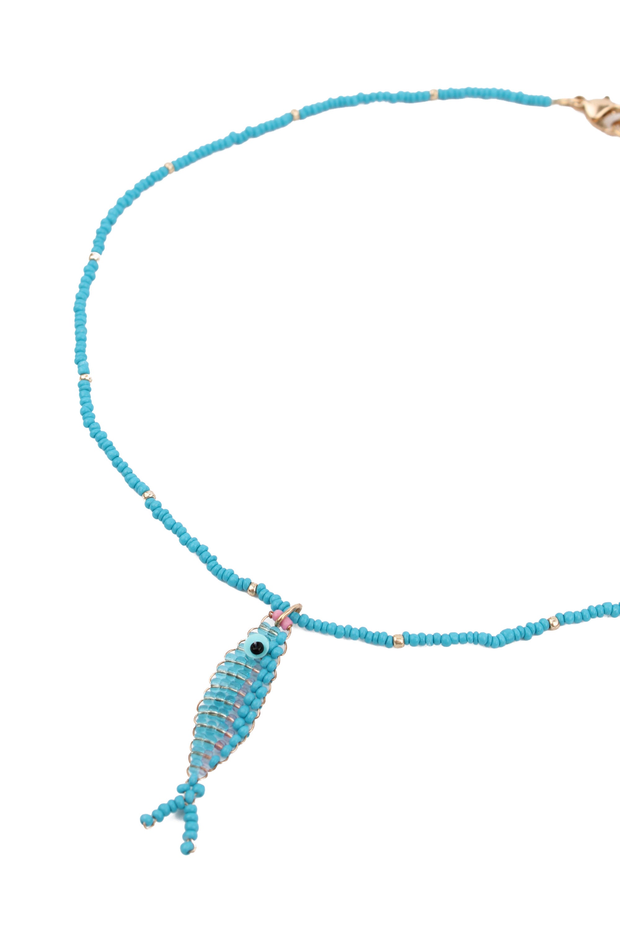Beaded Fish Necklace