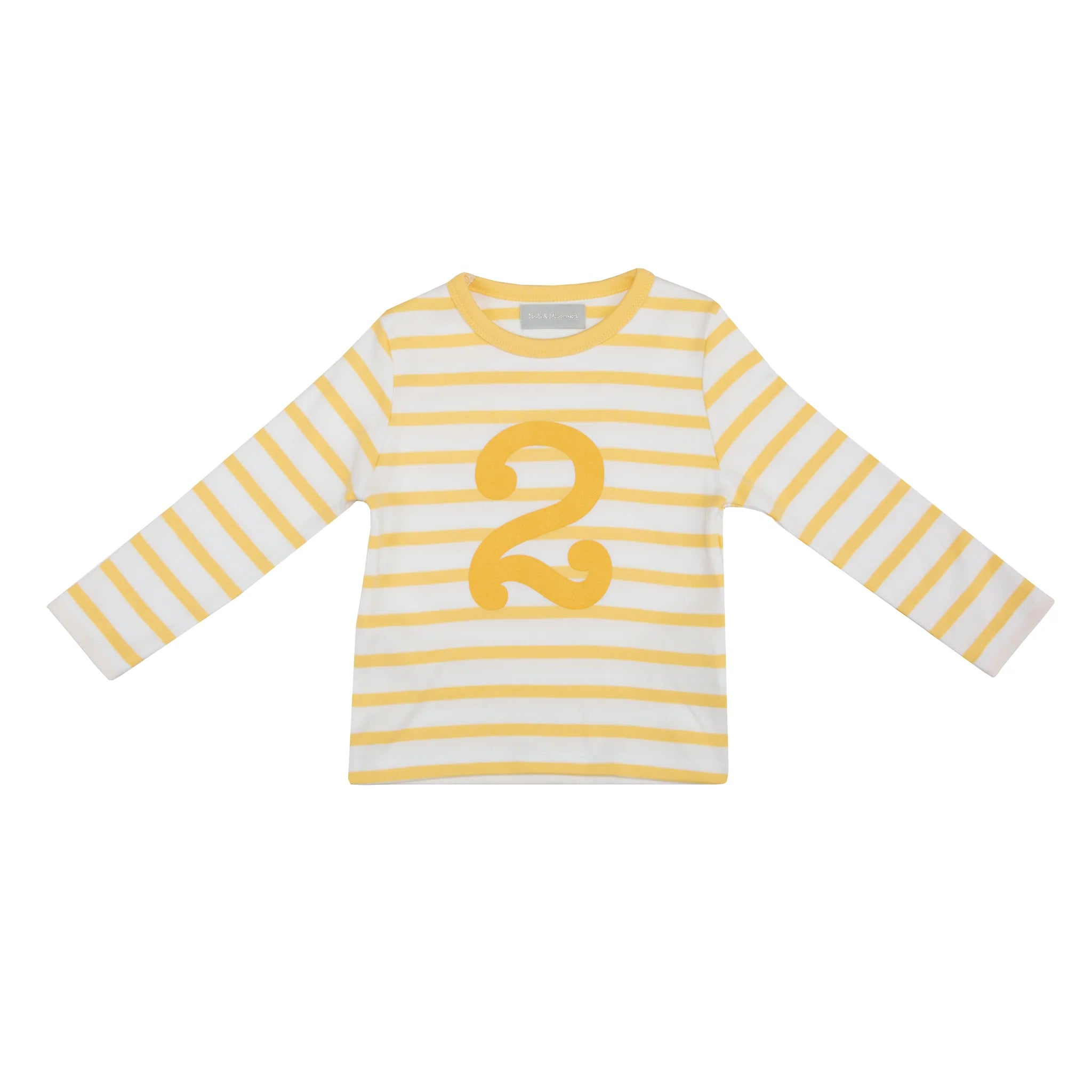 Bob & Blossom - Yellow & White Striped Top - Number 2