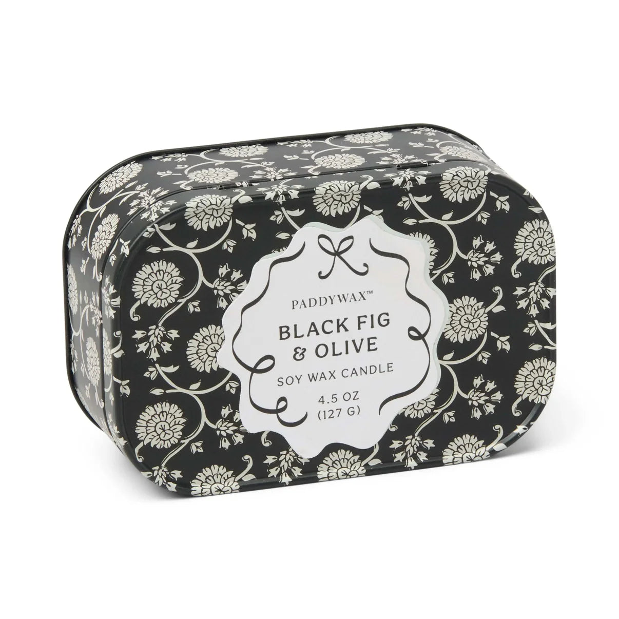 Printed Tin Candle - Black Fig & Olive