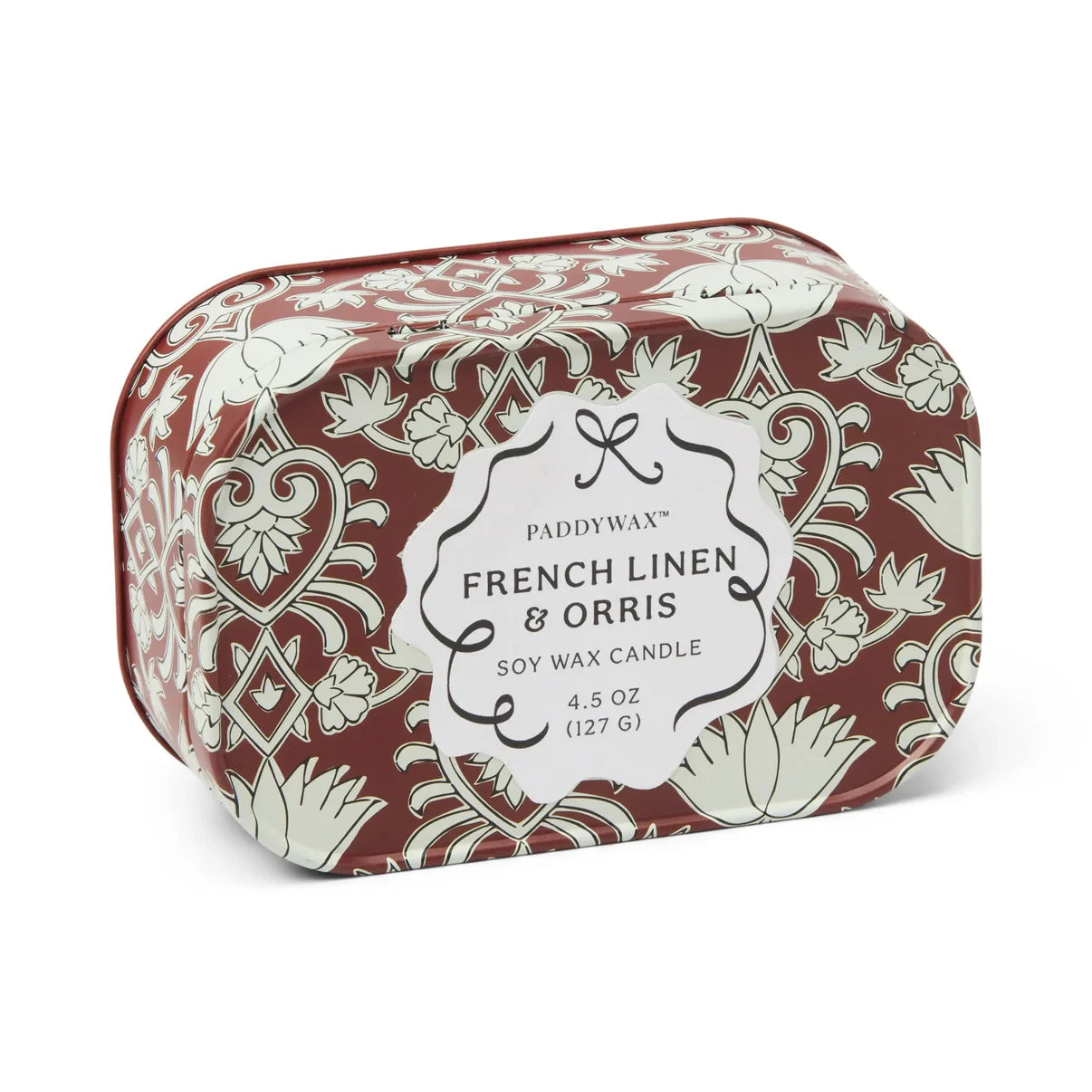 Printed Tin Candle - French Linen & Orris