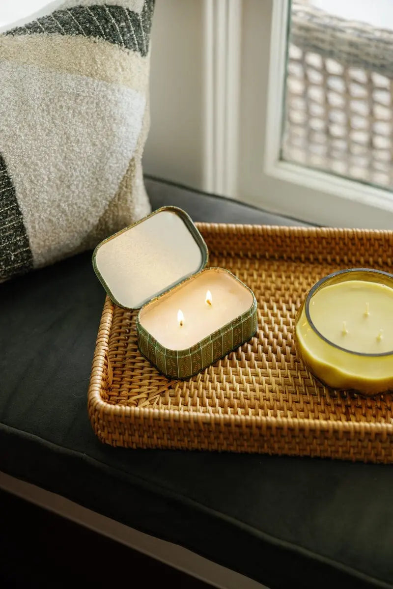 Printed Tin Candle - Smoked Pistachio