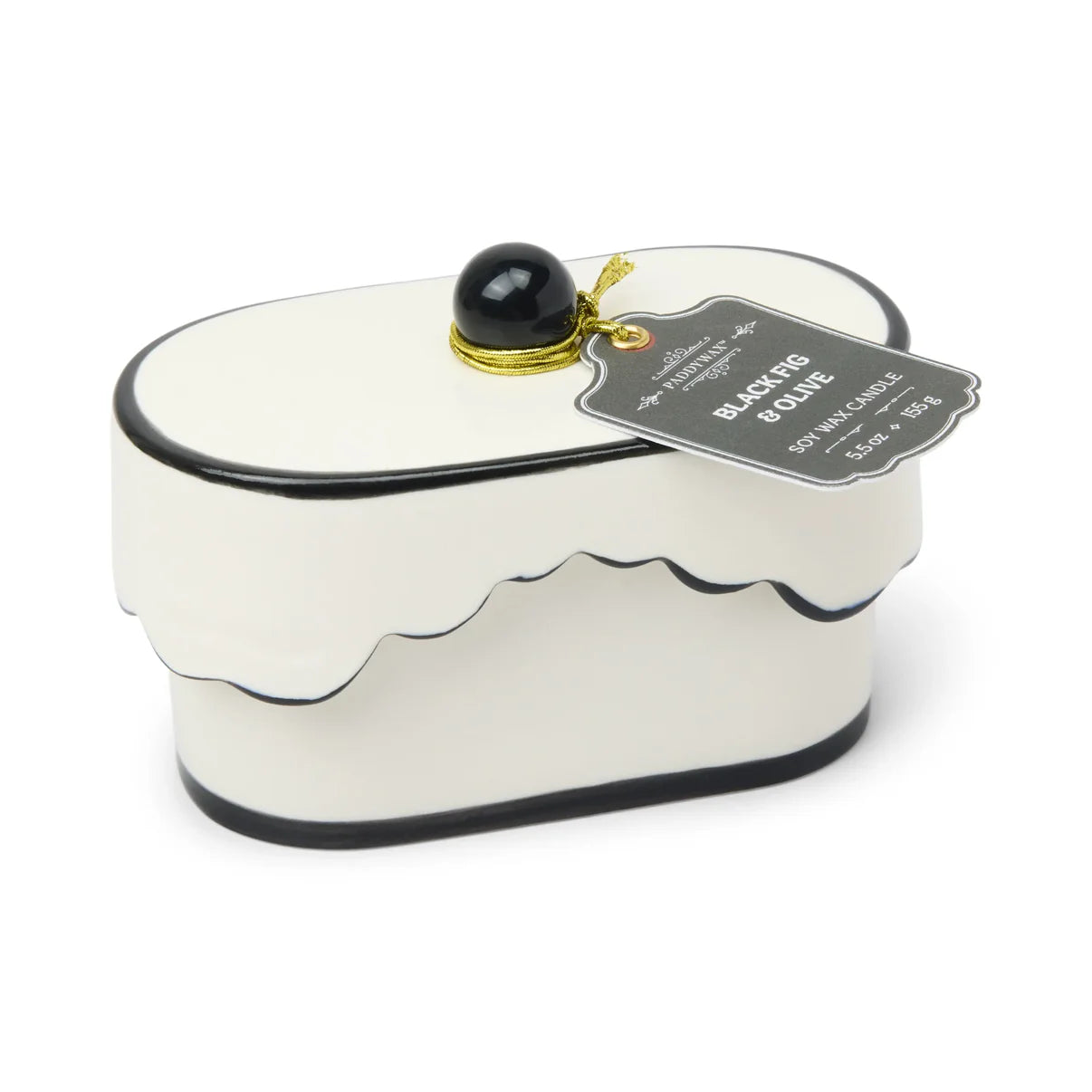 Cherie - Ceramic Dish Candle - Black Fig & Olive