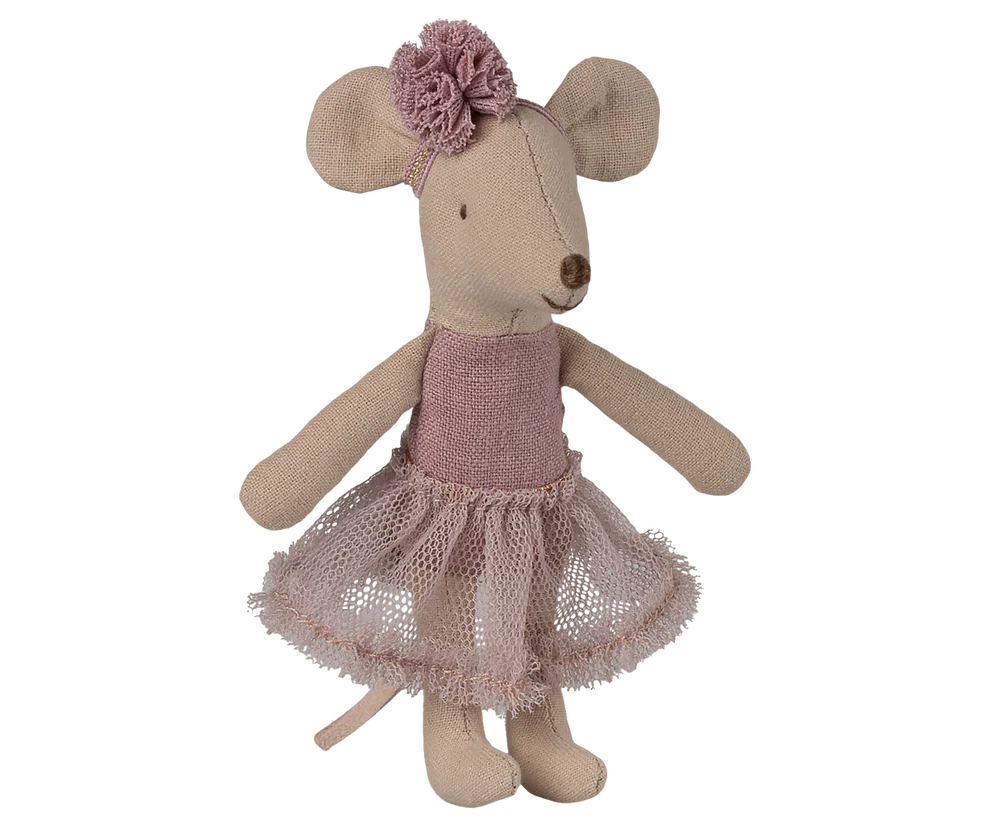 Maileg - Ballerina Mouse - Little Sister - Heather