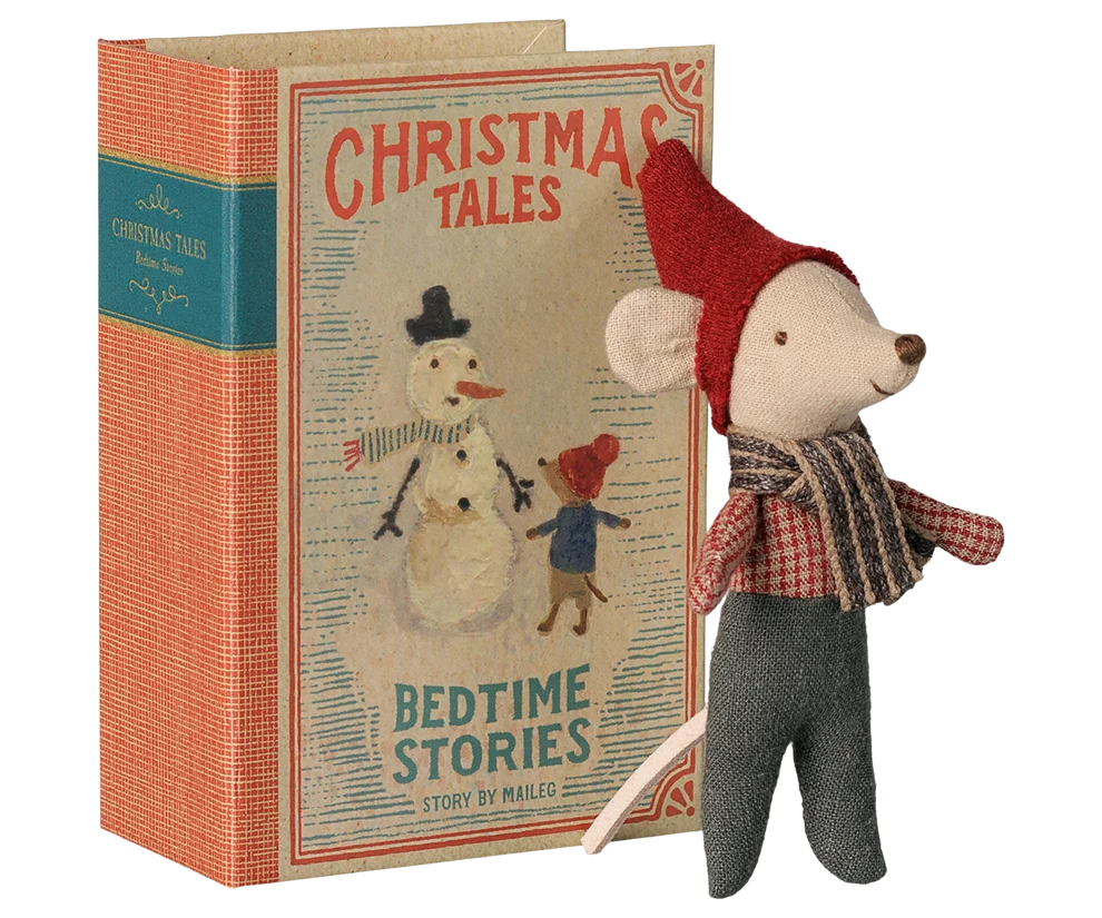 Maileg - Christmas Mouse - Baby in Book