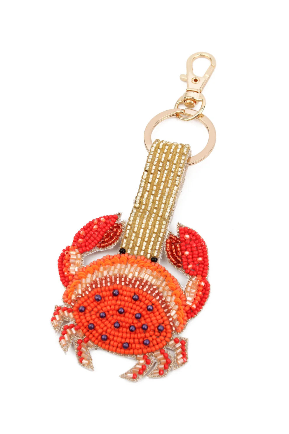 My Doris - Crab Beaded Keyring