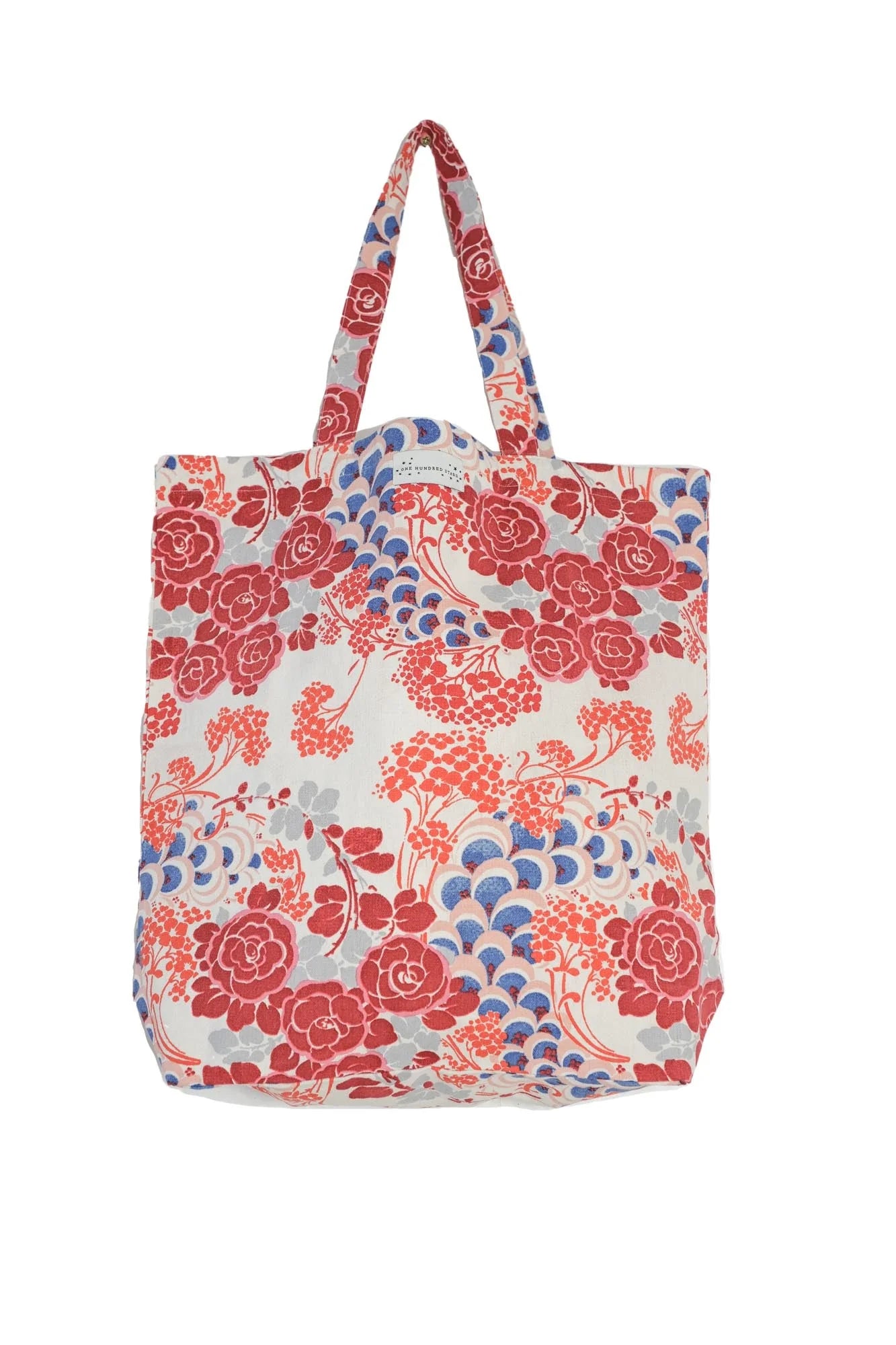 One Hundred Stars - Canvas Bag - Confetti Scarlet