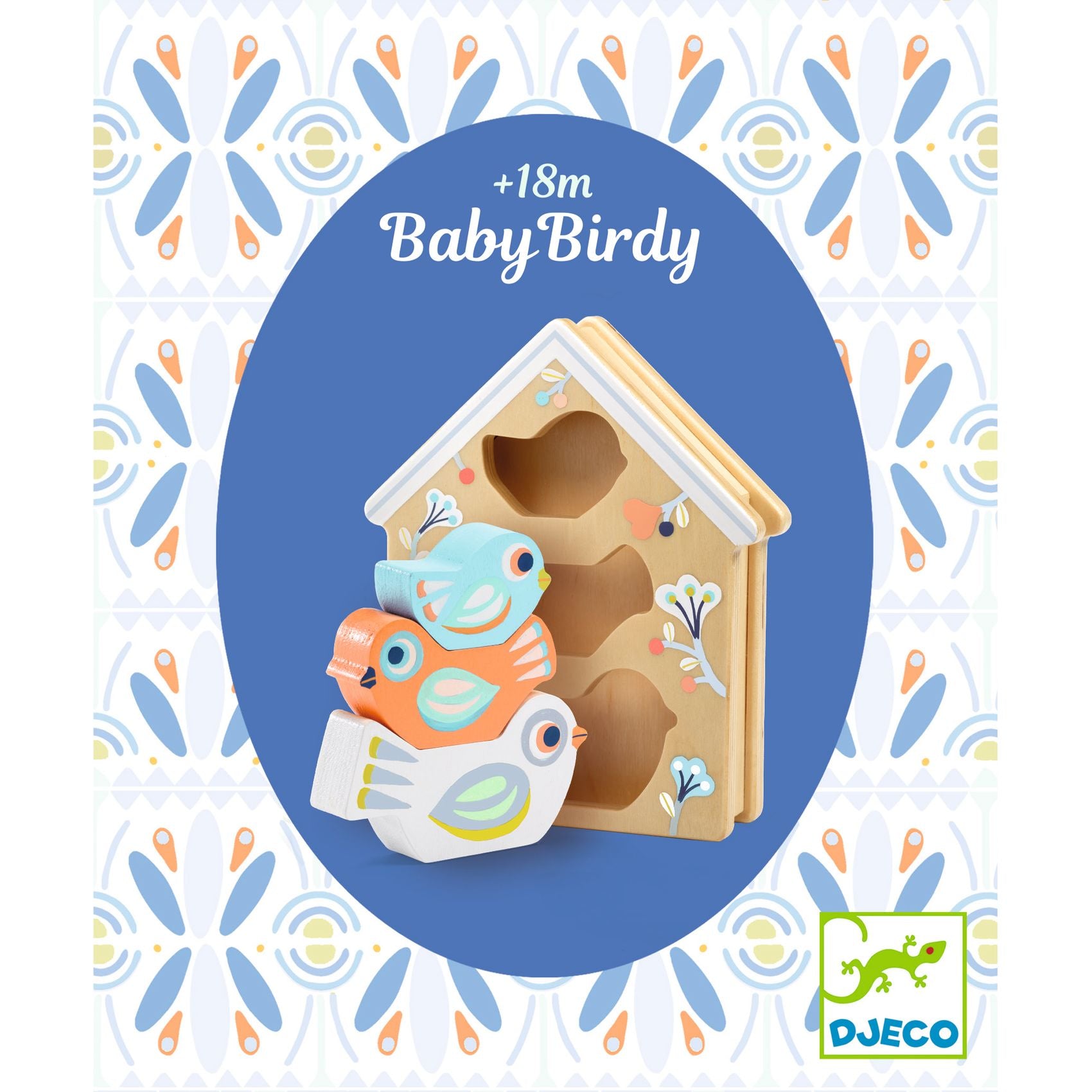 Djeco - Baby Bird Wooden Matching Toy