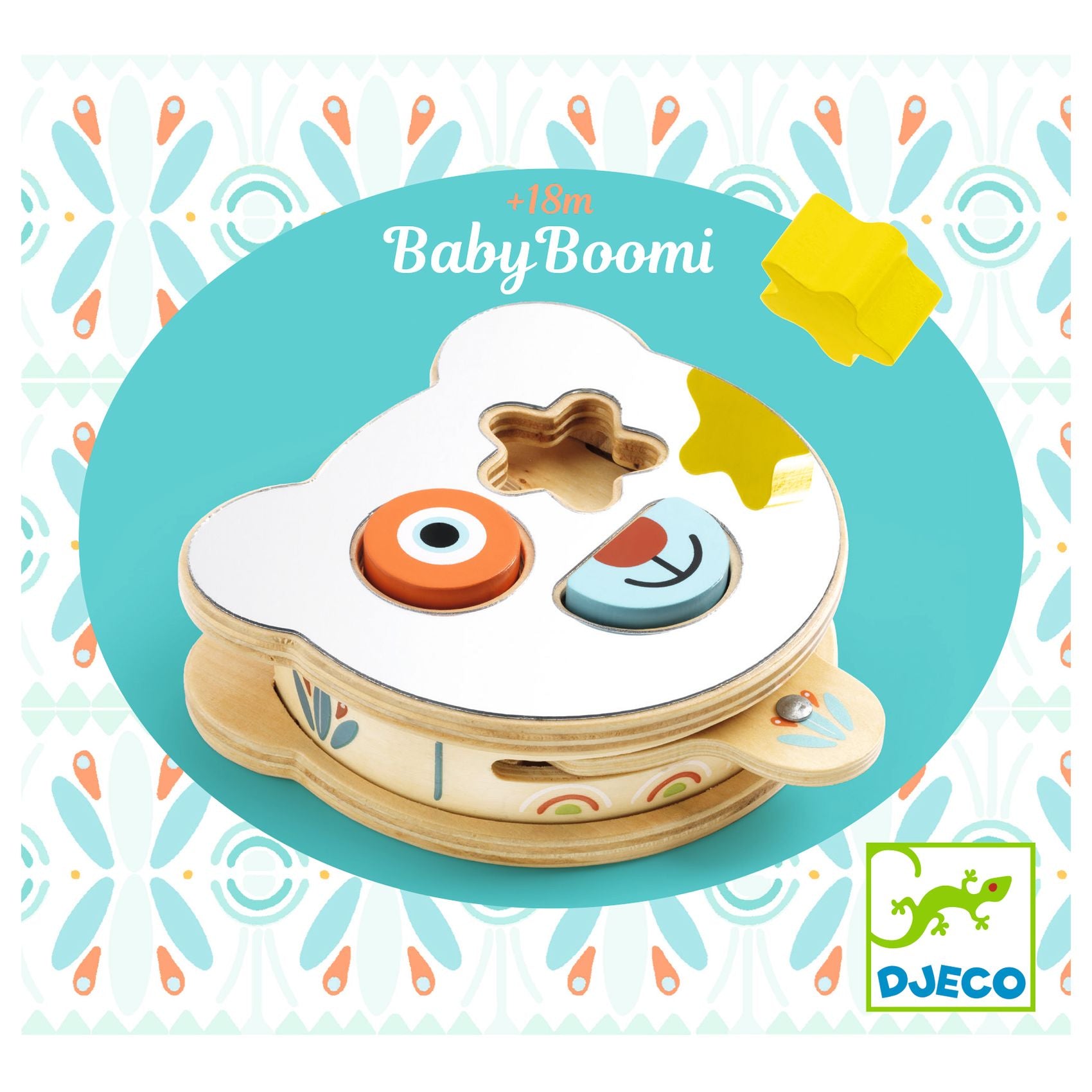 Djeco - Baby Bear Wooden Sorting Game