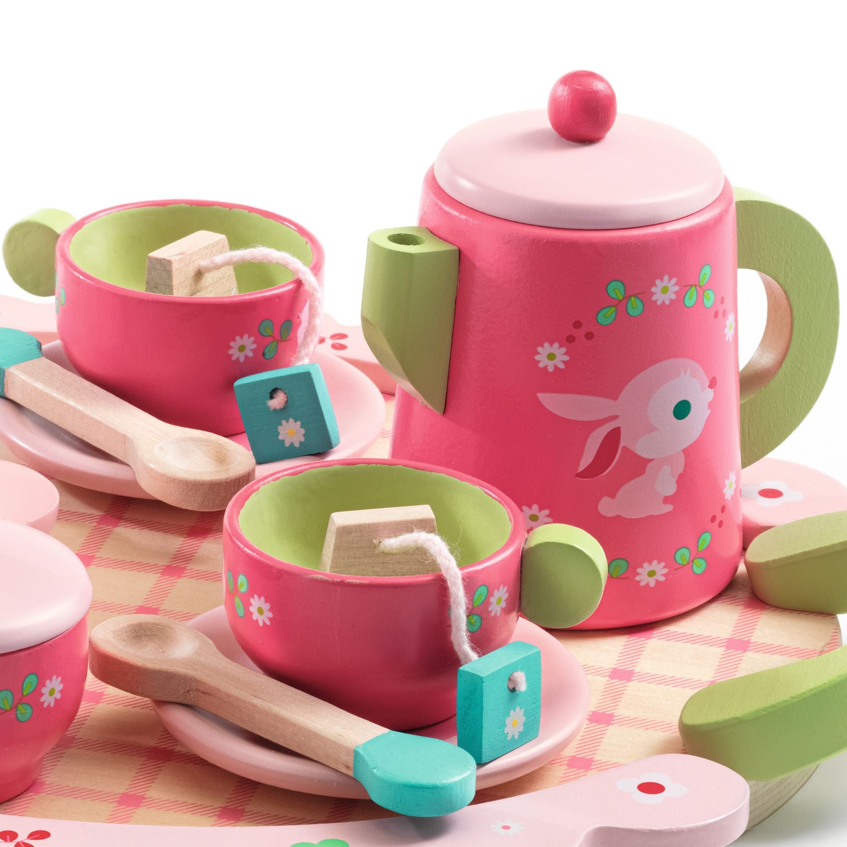 Djeco - Lilli Rose's Wooden Tea Set