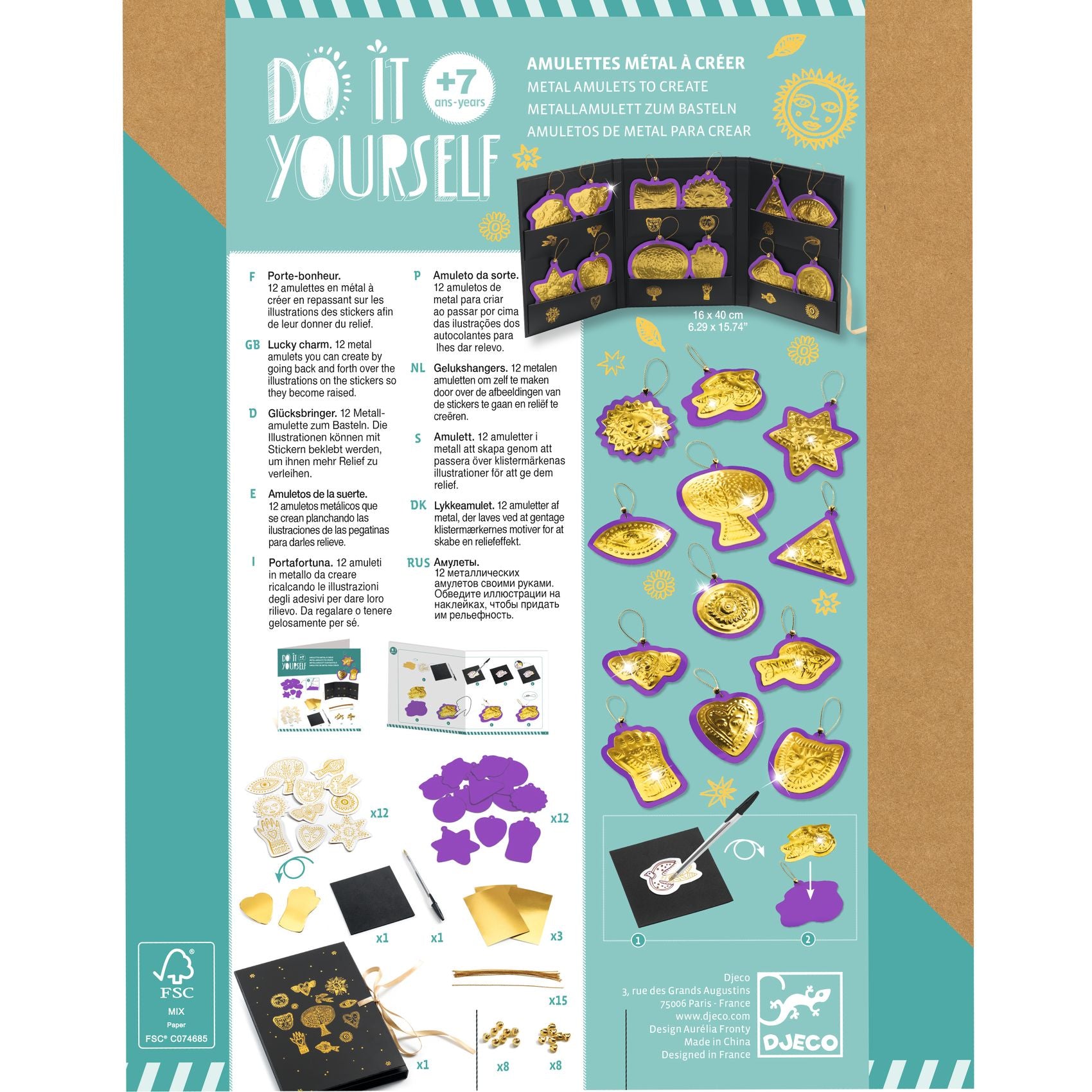 Djeco DIY - Lucky Charm Embossing Kit