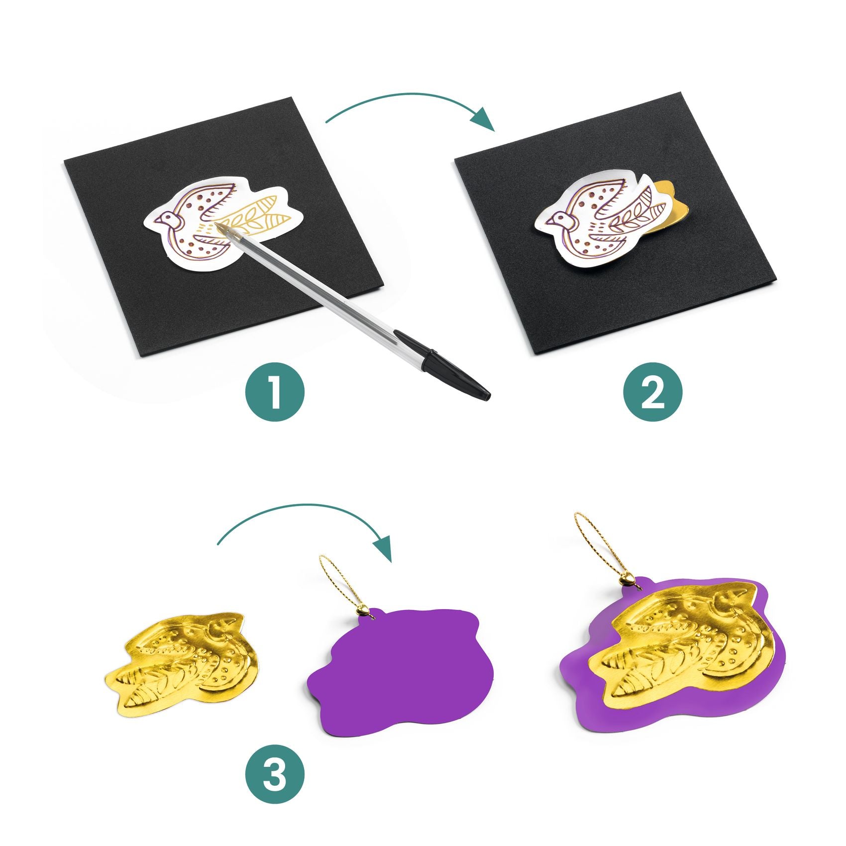 Djeco DIY - Lucky Charm Embossing Kit