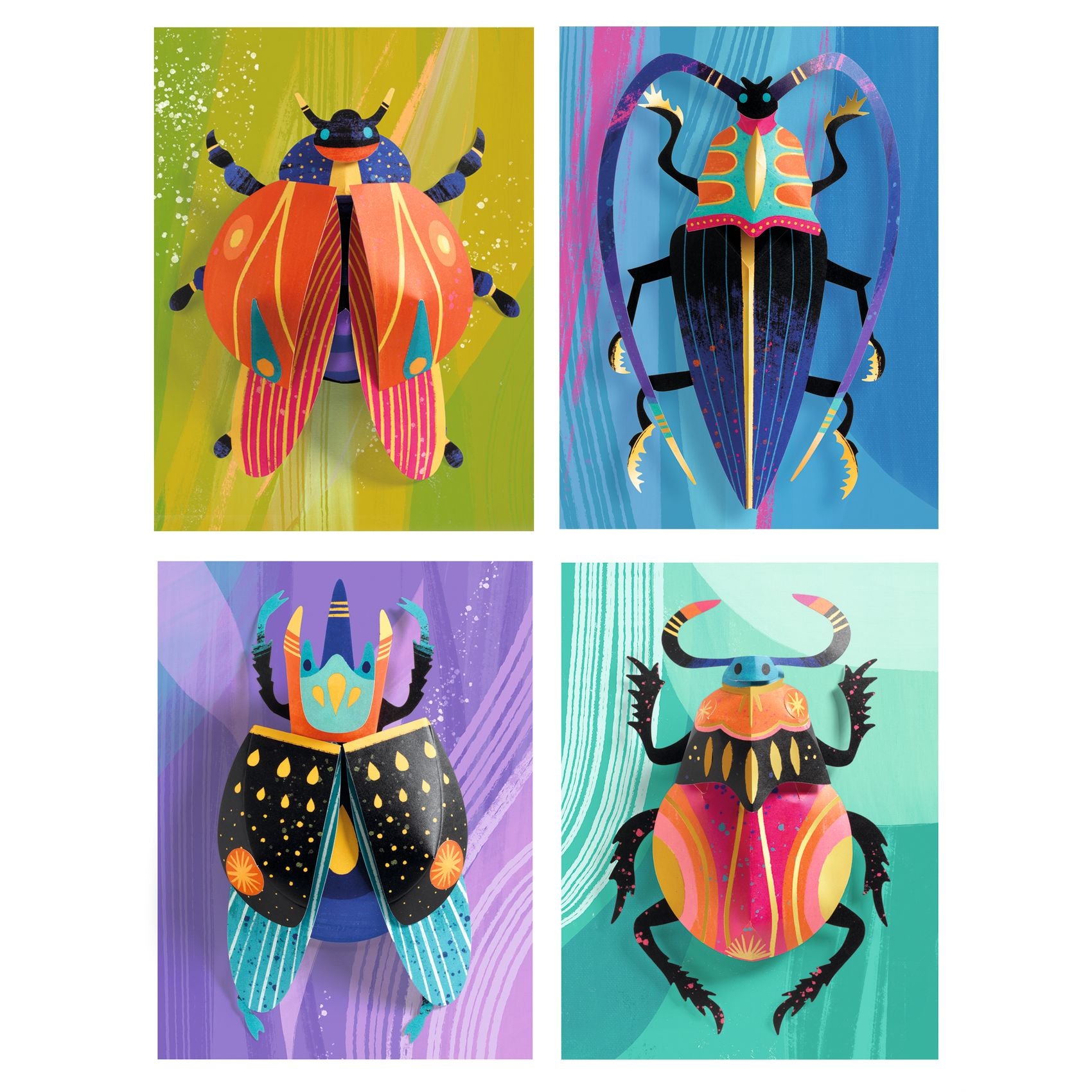 Djeco - Craft Set - 3D Bugs