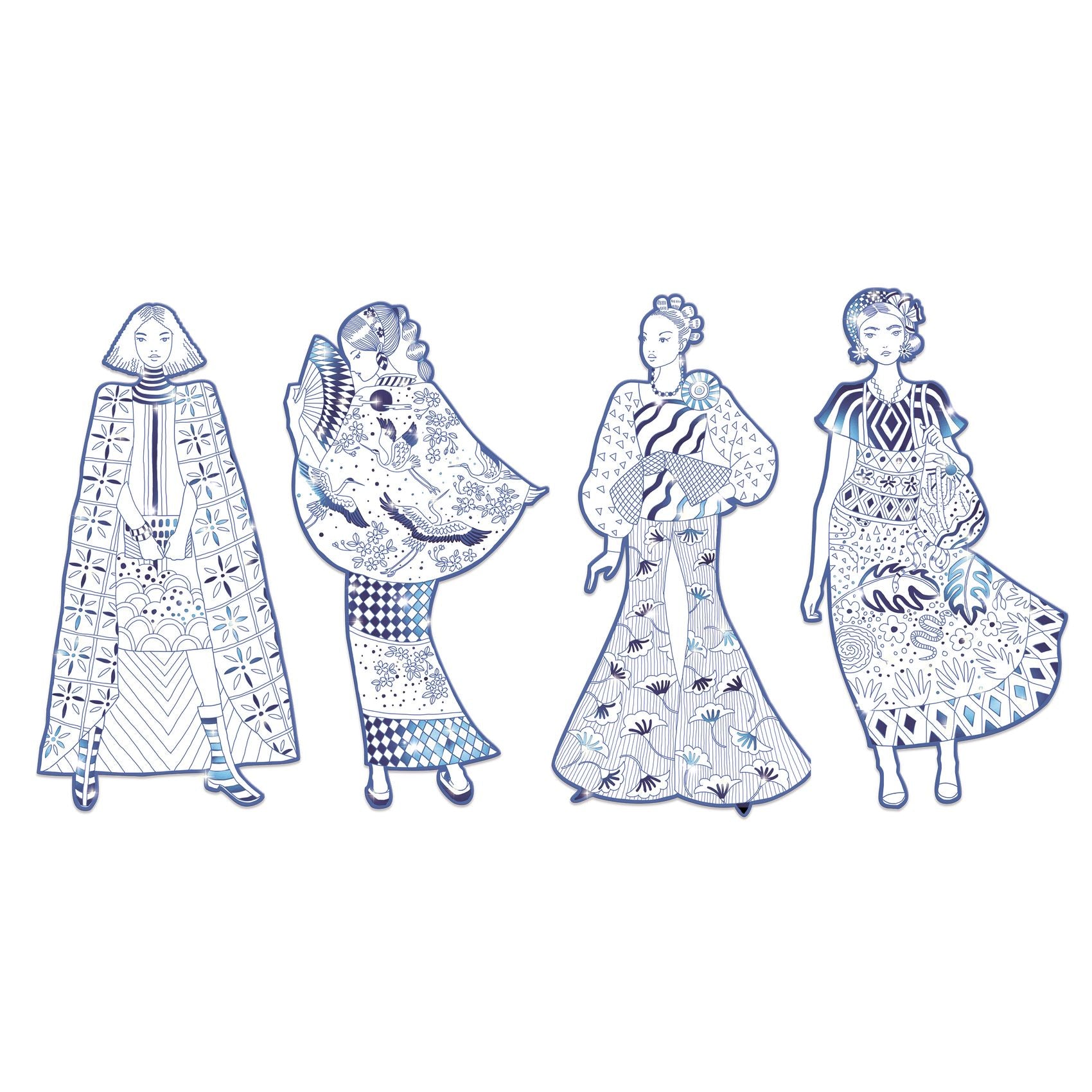 Djeco - Laura and Friends - Colouring Set