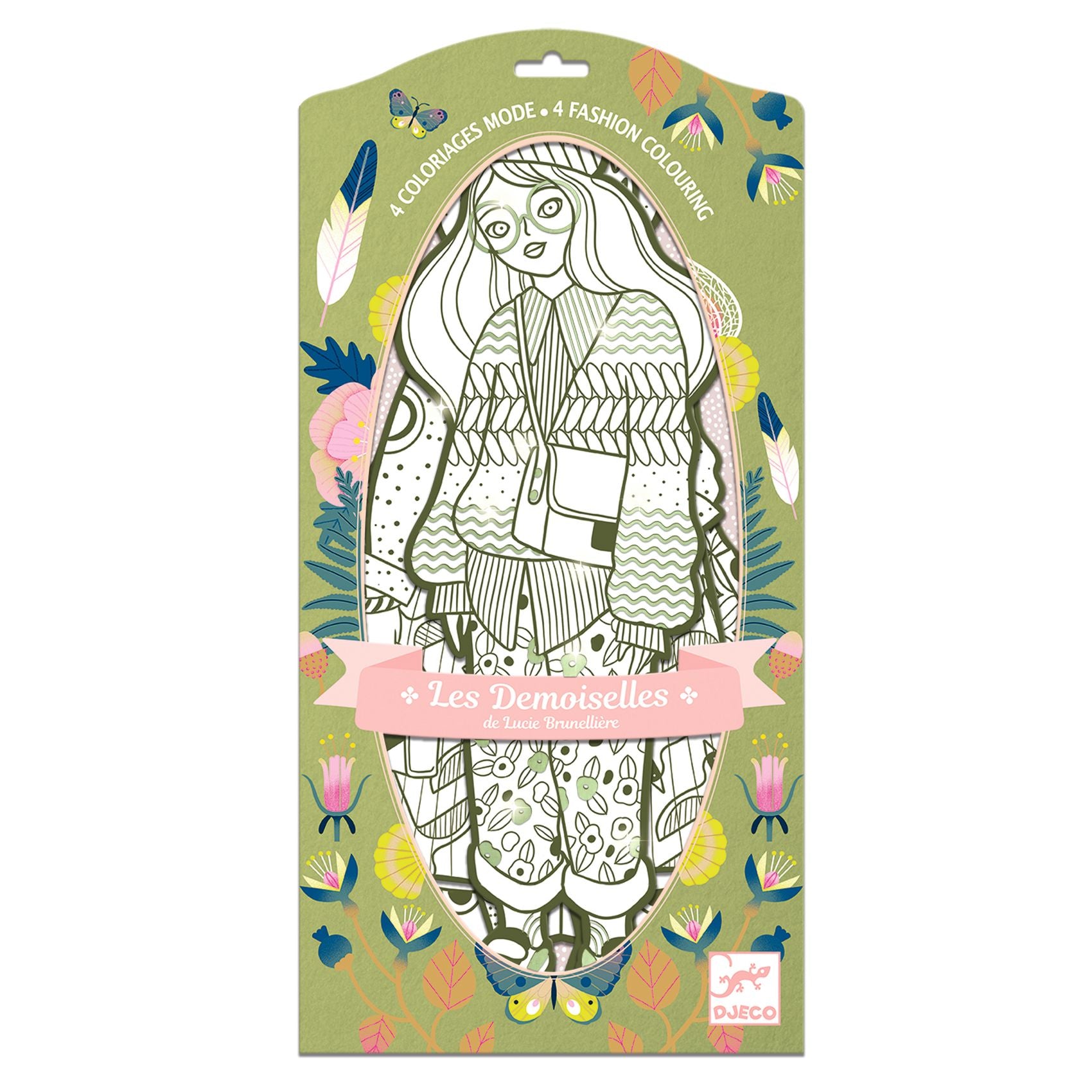 Djeco - Bowie and Friends - Colouring Set