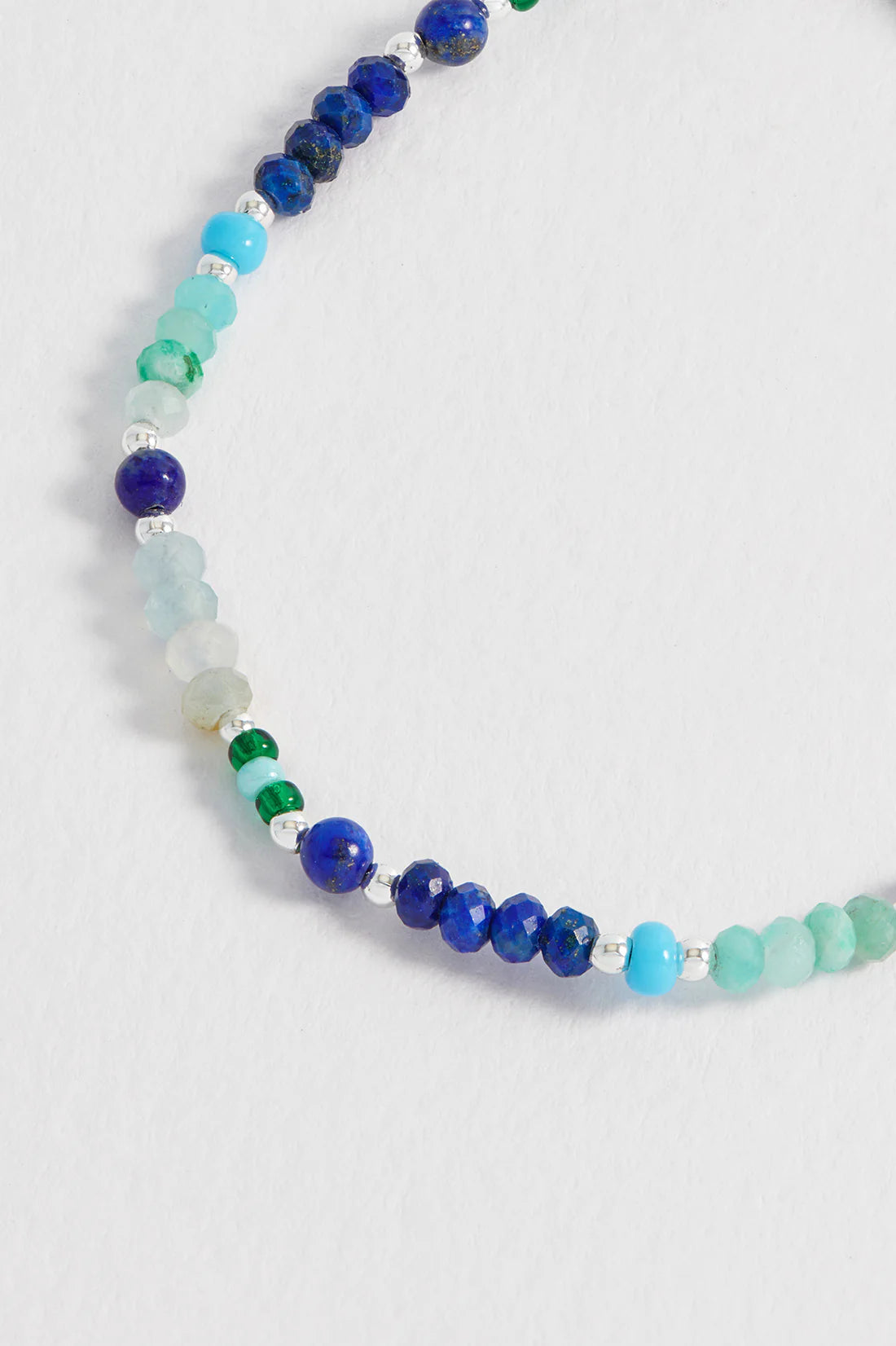 Estella Bartlett - Blue Mixed Bead Bracelet