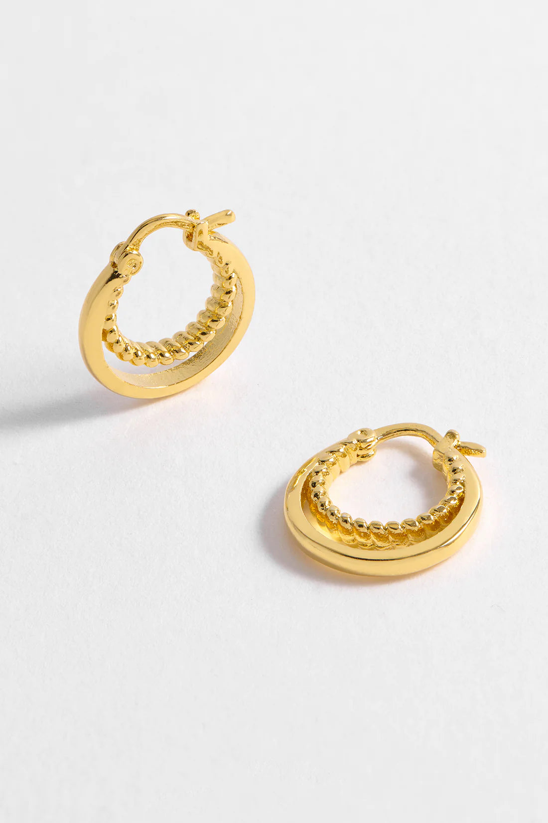 Estella Bartlett - Double Twisted Hoop Earring GP