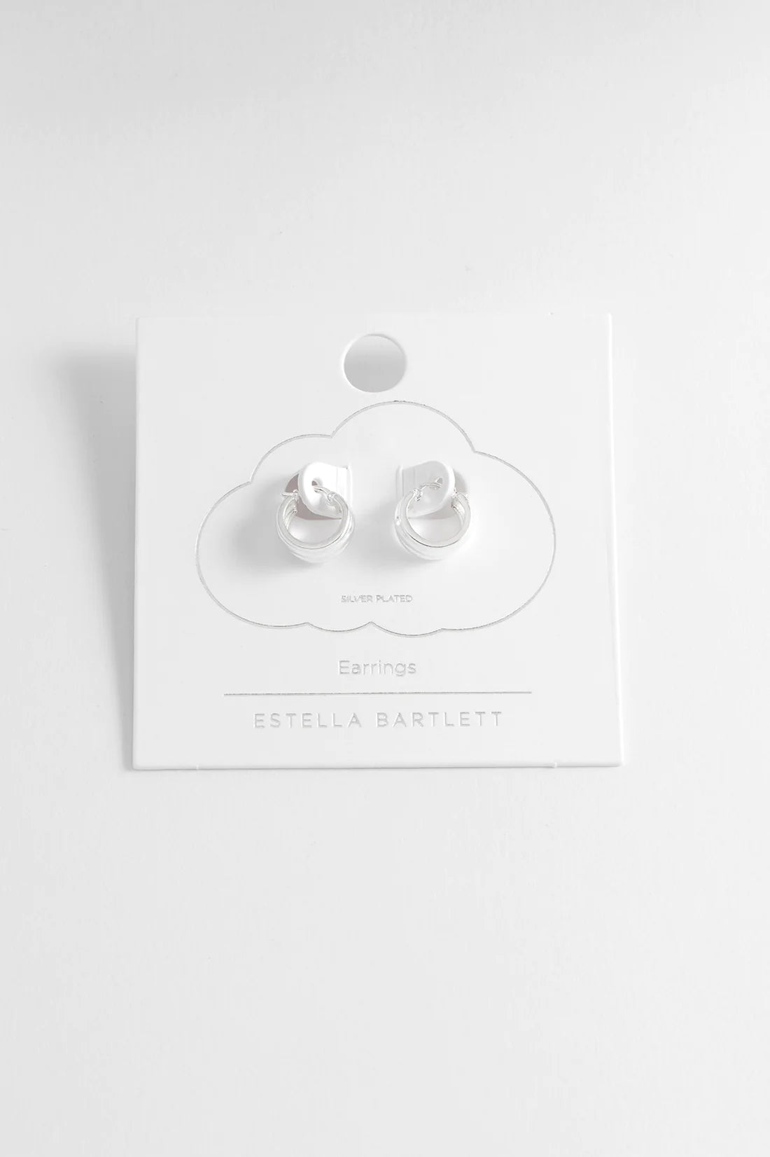 Estella Bartlett - Chunky Textured Hoop Earrings SP