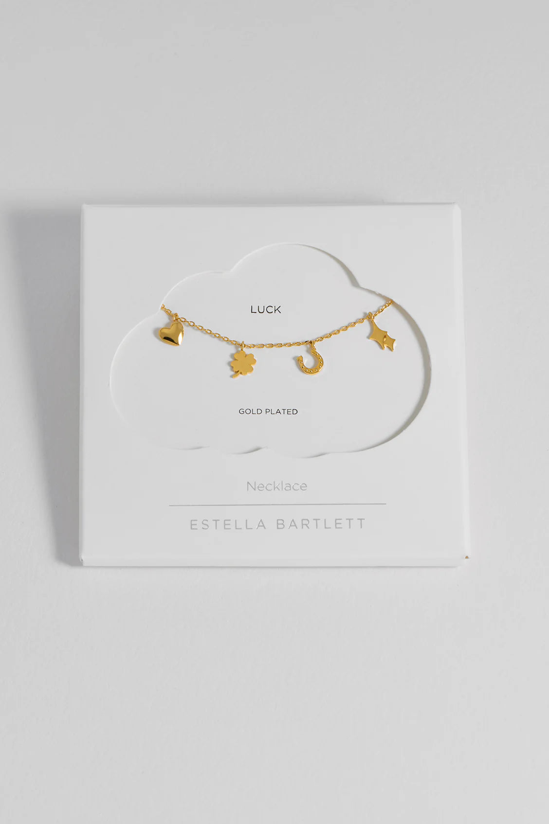 Gold Love & Luck Charm Necklace