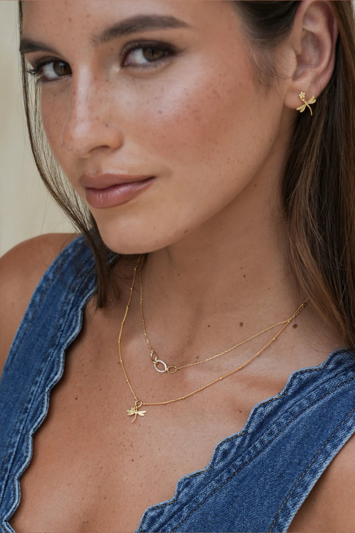 Estella Bartlett - Oval Link Chain Necklace - Gold