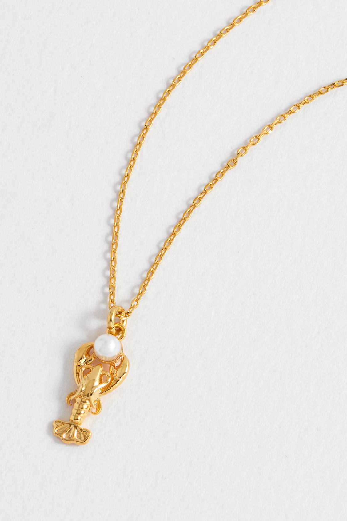 Estella Bartlett - Lobster Necklace With Pearl