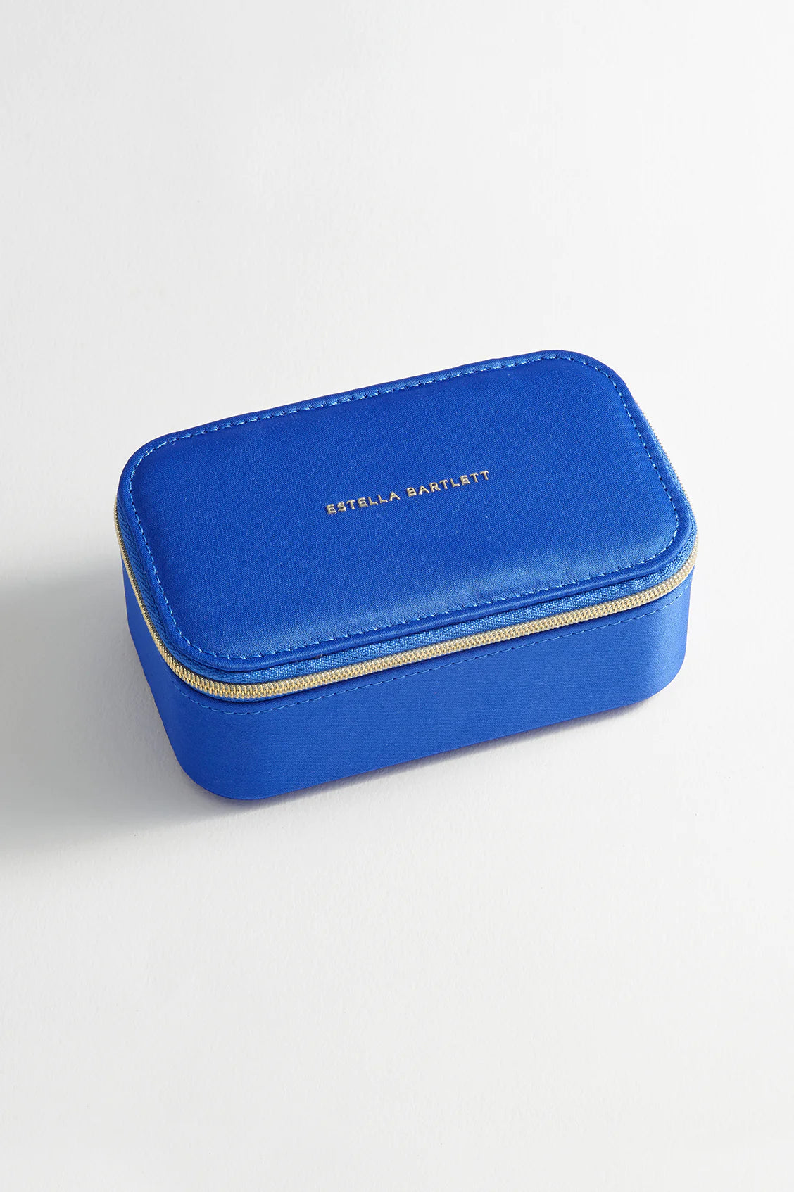 Mini Jewellery Box - Satin Blue