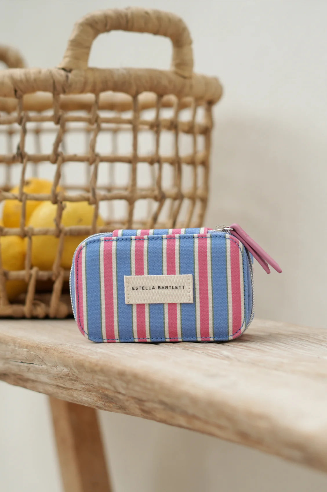 Estella Bartlett - Blue Stripe Mini Jewellery Box