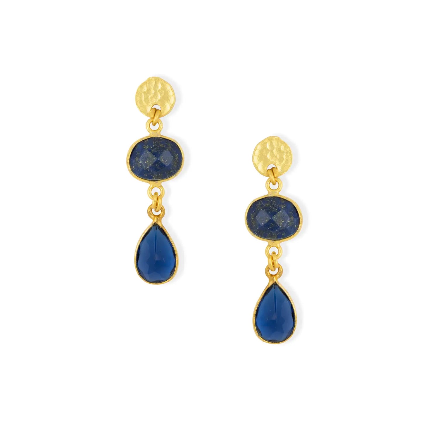 Ashiana London - Sia Navy Earrings