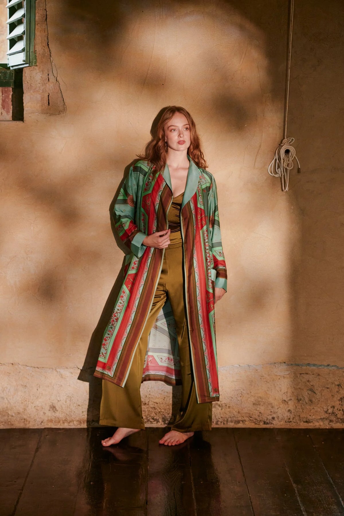 Gown -  Fleur De Lys - Aqua