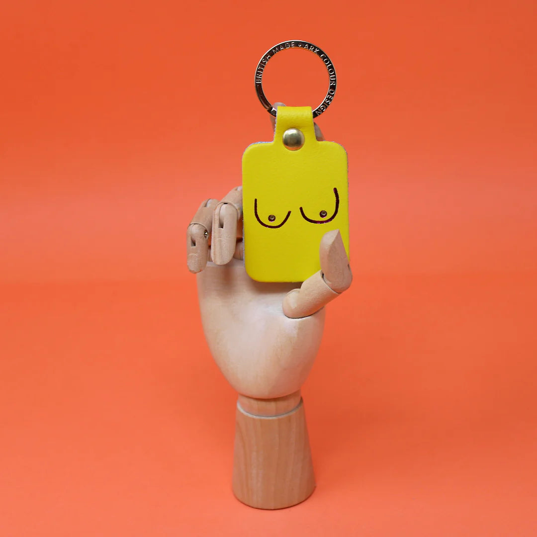 Ark - Boobs Keyring - Yellow