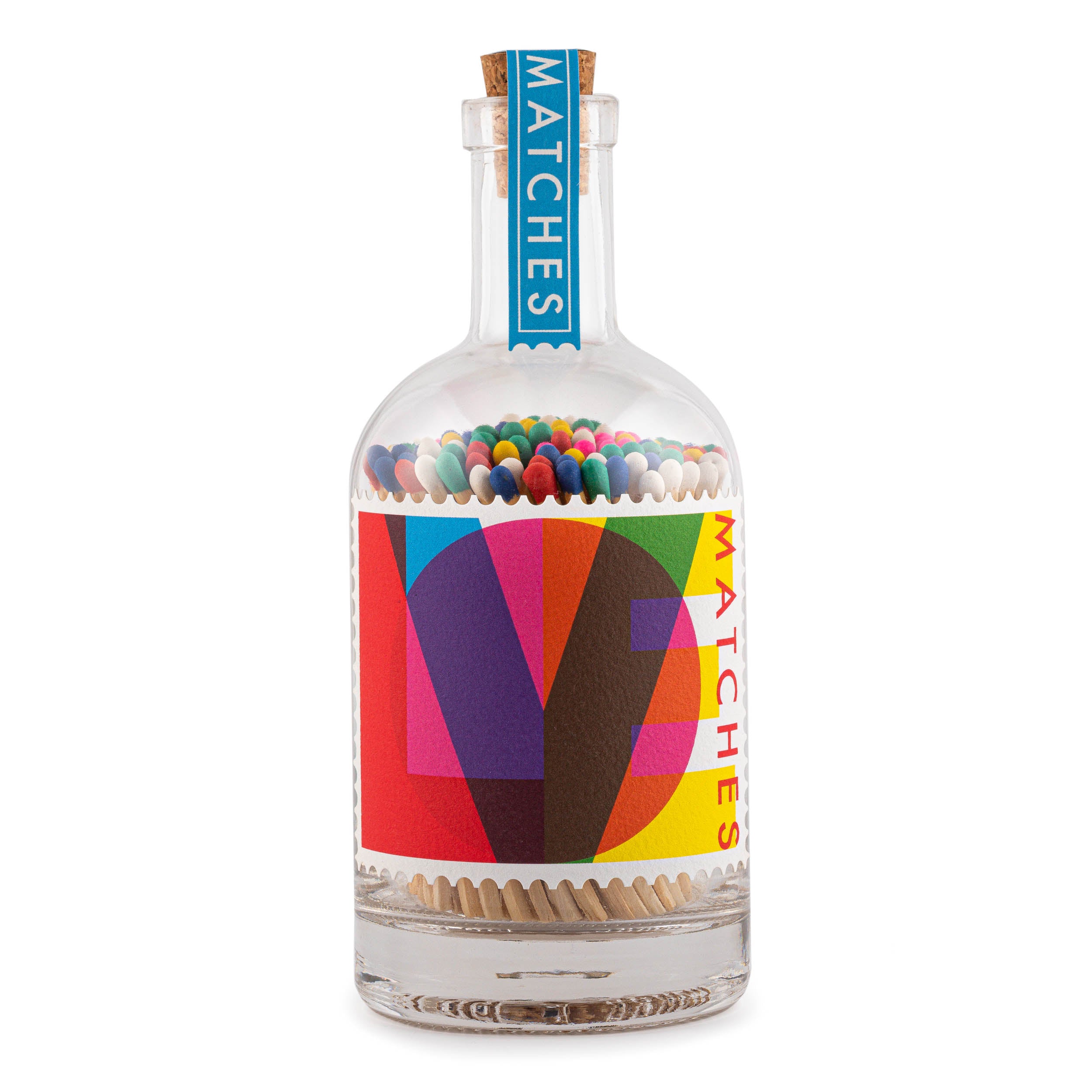Glass Bottle Matches - LOVE