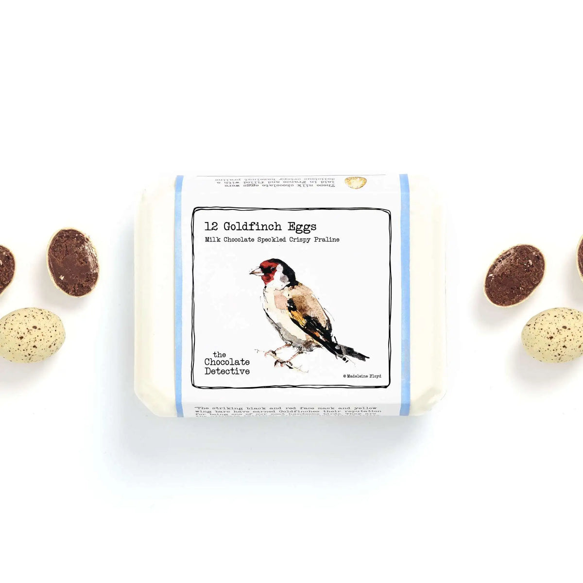 12 Chocolate Goldfinch Eggs 140g