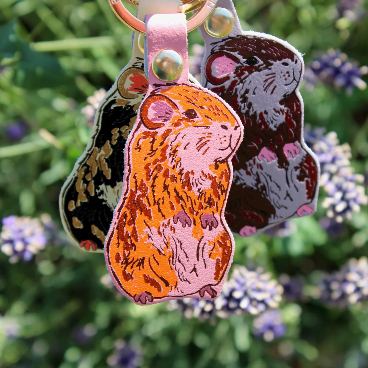 Ark - Guinea Key Ring Pink