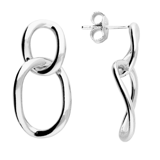Abstract Loops Earring